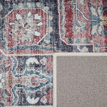 Teppich Wohnzimmer Mandala Orient Marokkanisch Teppich, Paco Home, Läufer, Höhe: 4 mm