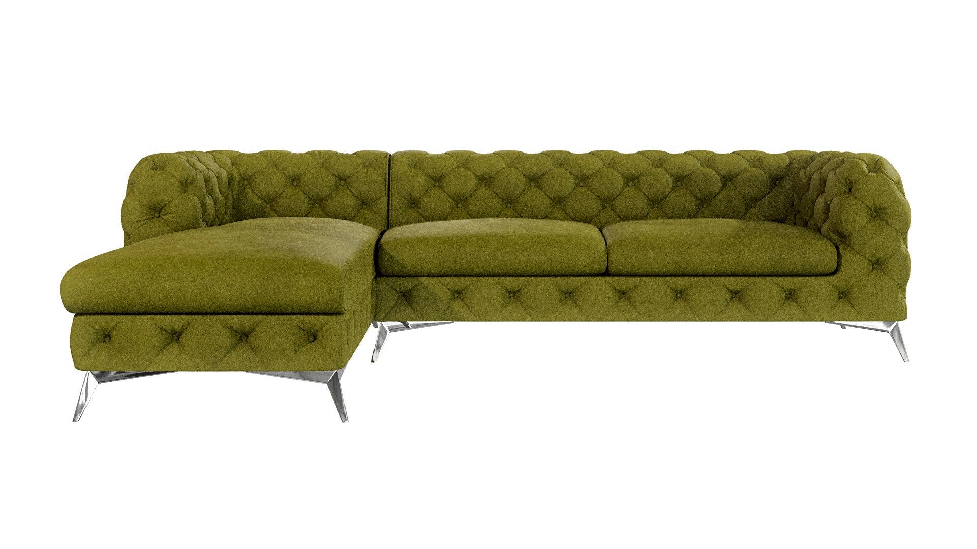 S-Style Möbel Ecksofa Kalina, Chesterfield mit günstig online kaufen