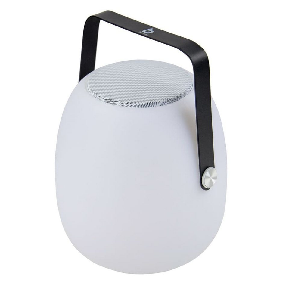 Bo-Camp Tischleuchte LED-Tischleuchte mit Bluetooth-Lautsprecher Weiß &  Schwarz