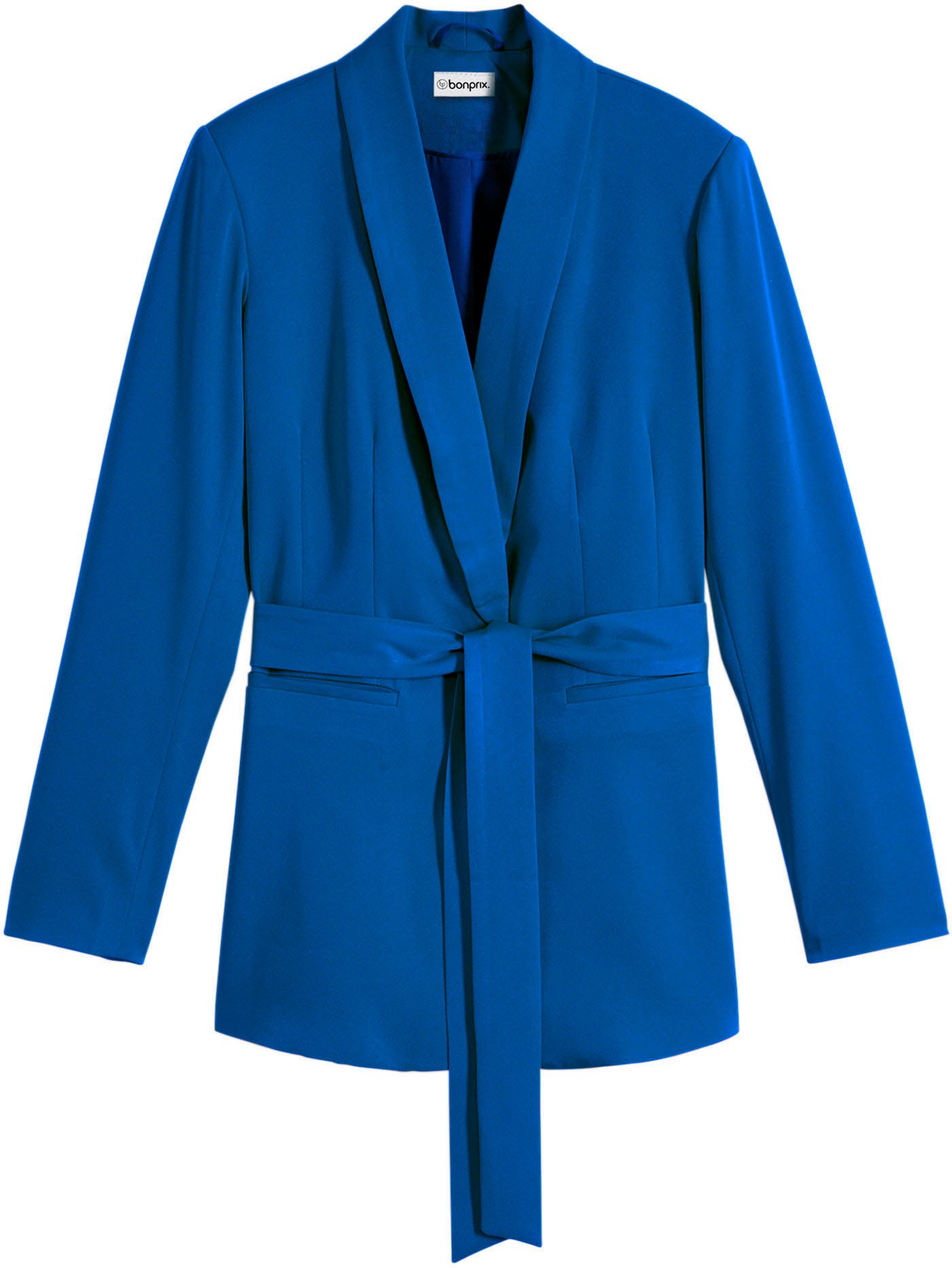bonprix Jackenblazer für stilvollen Auftritt, mit Schalkragen, aus Polyester und Elasthan
