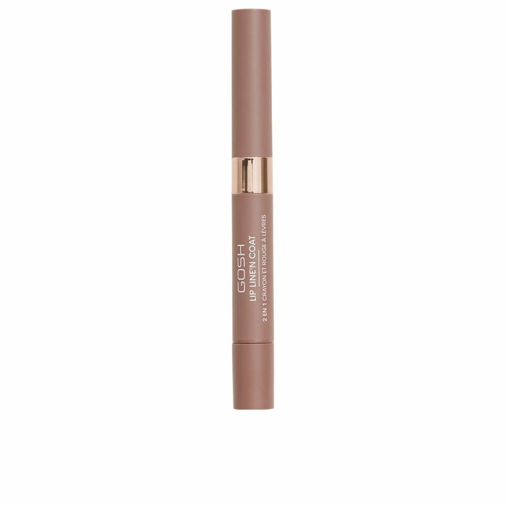 GOSH Lippenstift LIP LINE'N COAT 2 in 1 Lippenstift #002-Burnt Cinnamon 2 ml