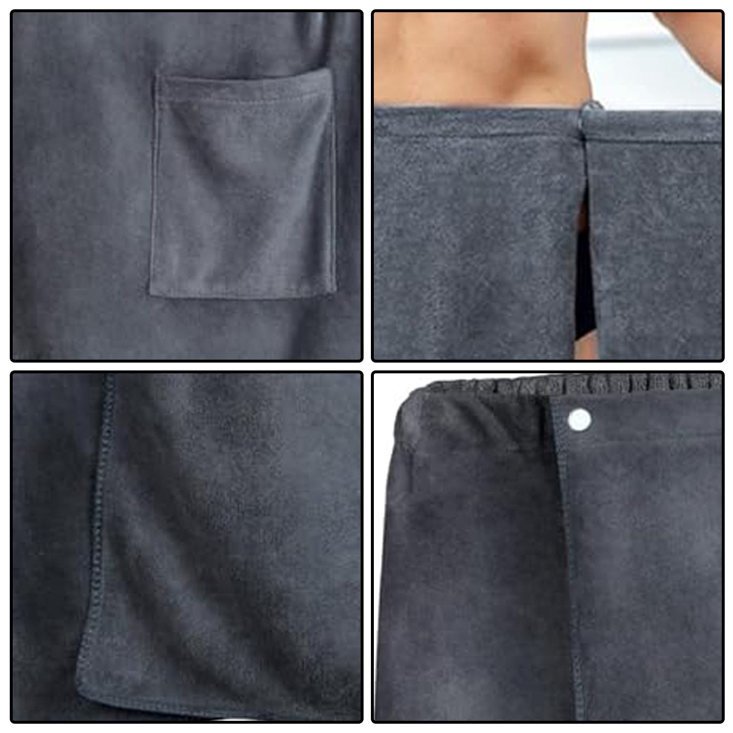 MODFU Saunatuch Herren Saunahandtuch Saunakilt Badetuch Duschtuch, (Saunabi günstig online kaufen