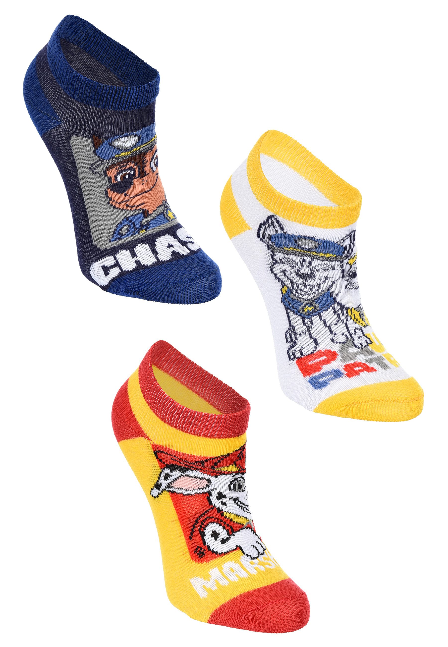 PAW PATROL Sneakersocken PAW Patrol Sneaker-Socken Jungen 6er Pack (6-Paar)