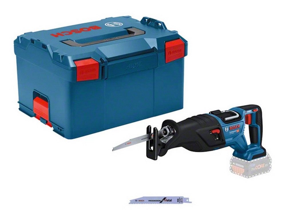 Bosch Professional Akku-Säbelsäge GSA 18V-28, BITURBO Ohne Akku mit Säbelsägeblatt - in L-BOXX 238