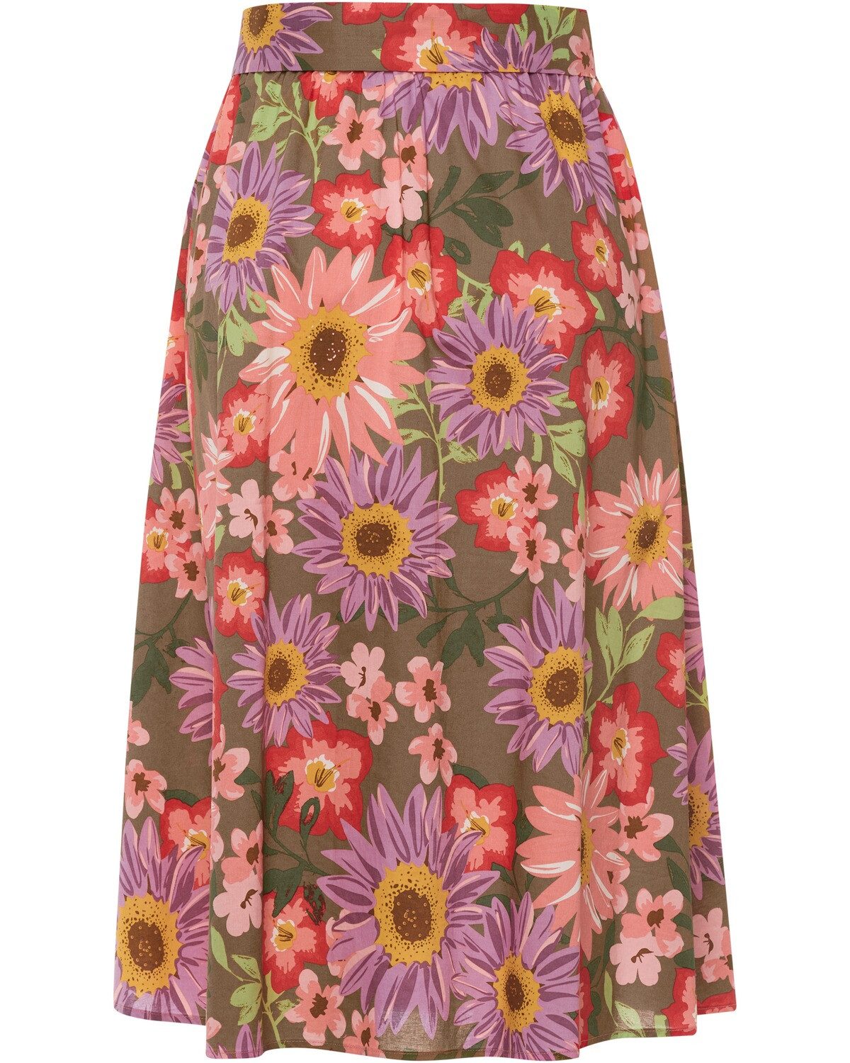 Brigitte von Schönfels Sommerrock Weiter Rock mit Gürtel günstig online kaufen