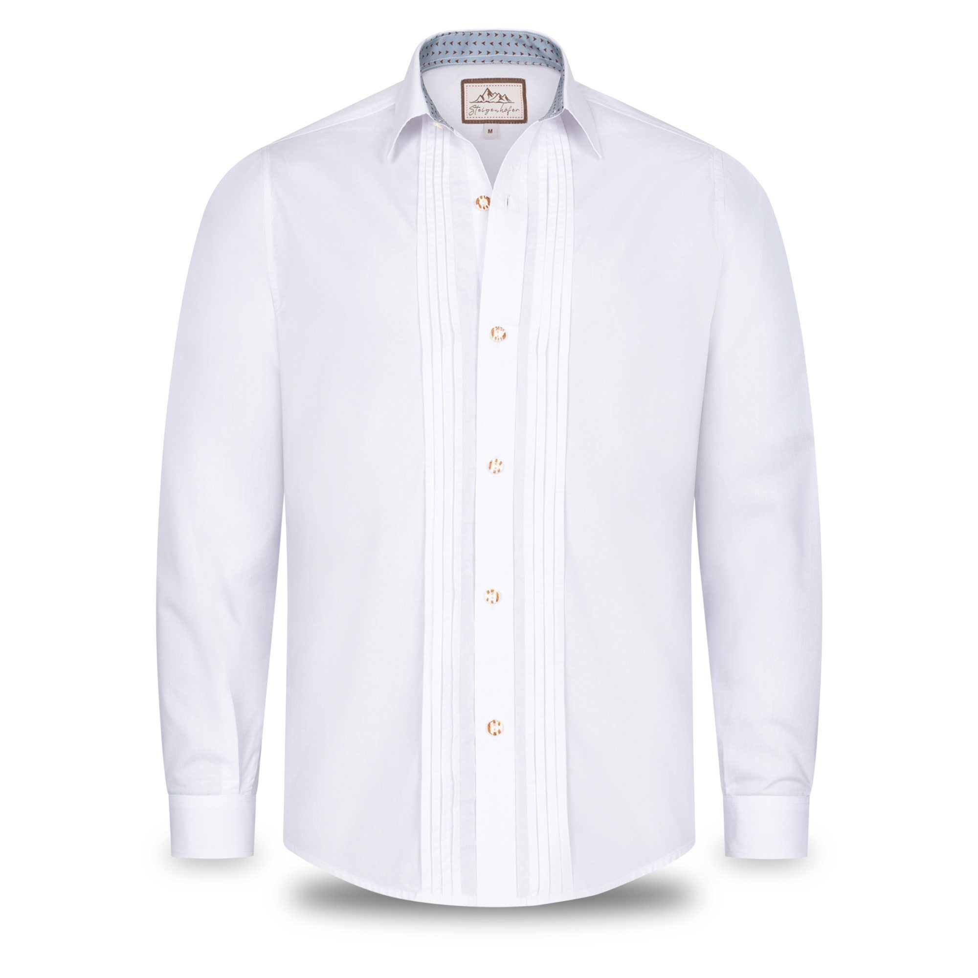 Steigenhöfer Manufaktur Trachtenhemd Langarm - Victor - Herren Hemd mit Ken günstig online kaufen