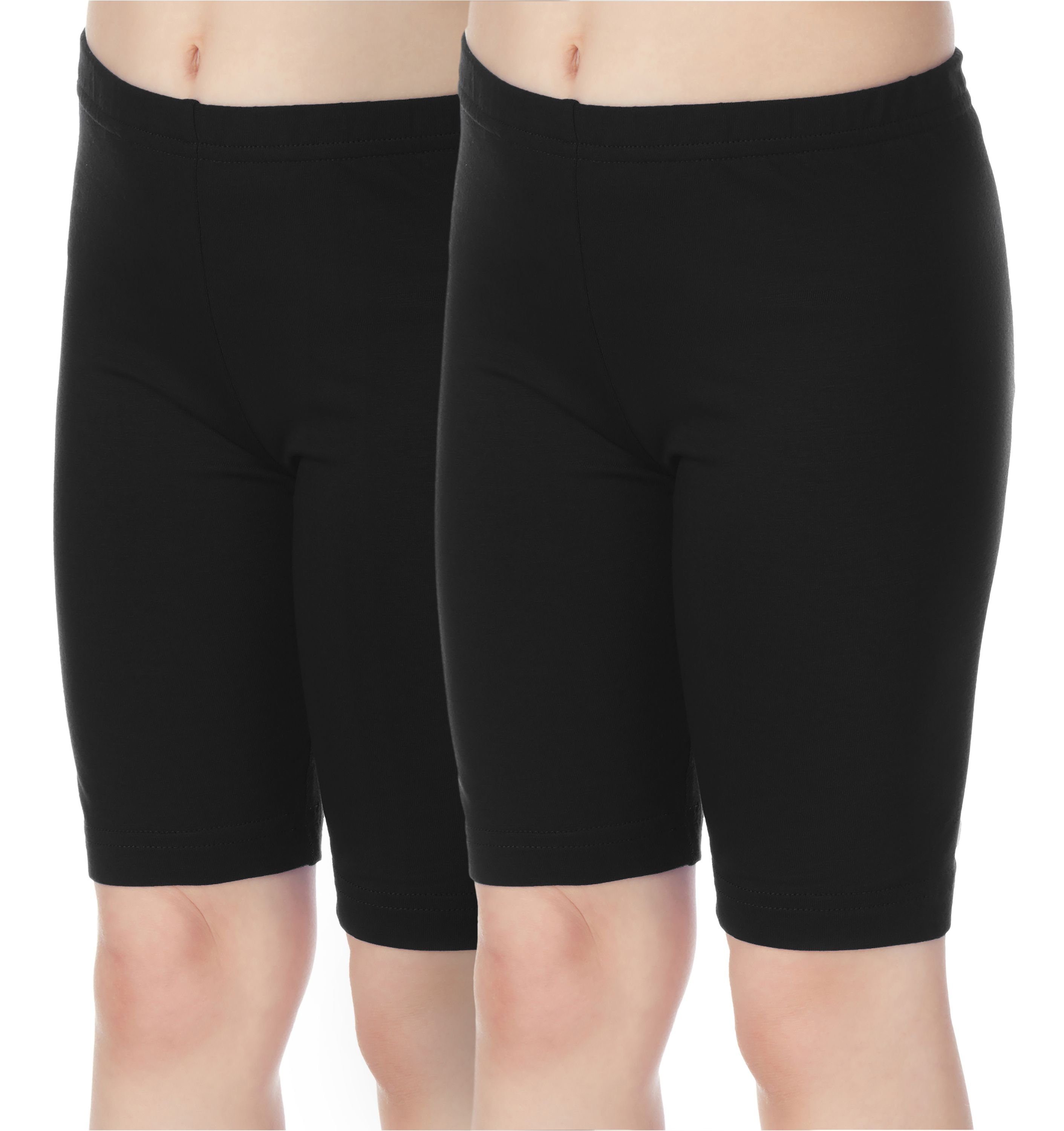 Leggings Mädchen Kurze Leggings aus Viskose MS10-132 2-Pack