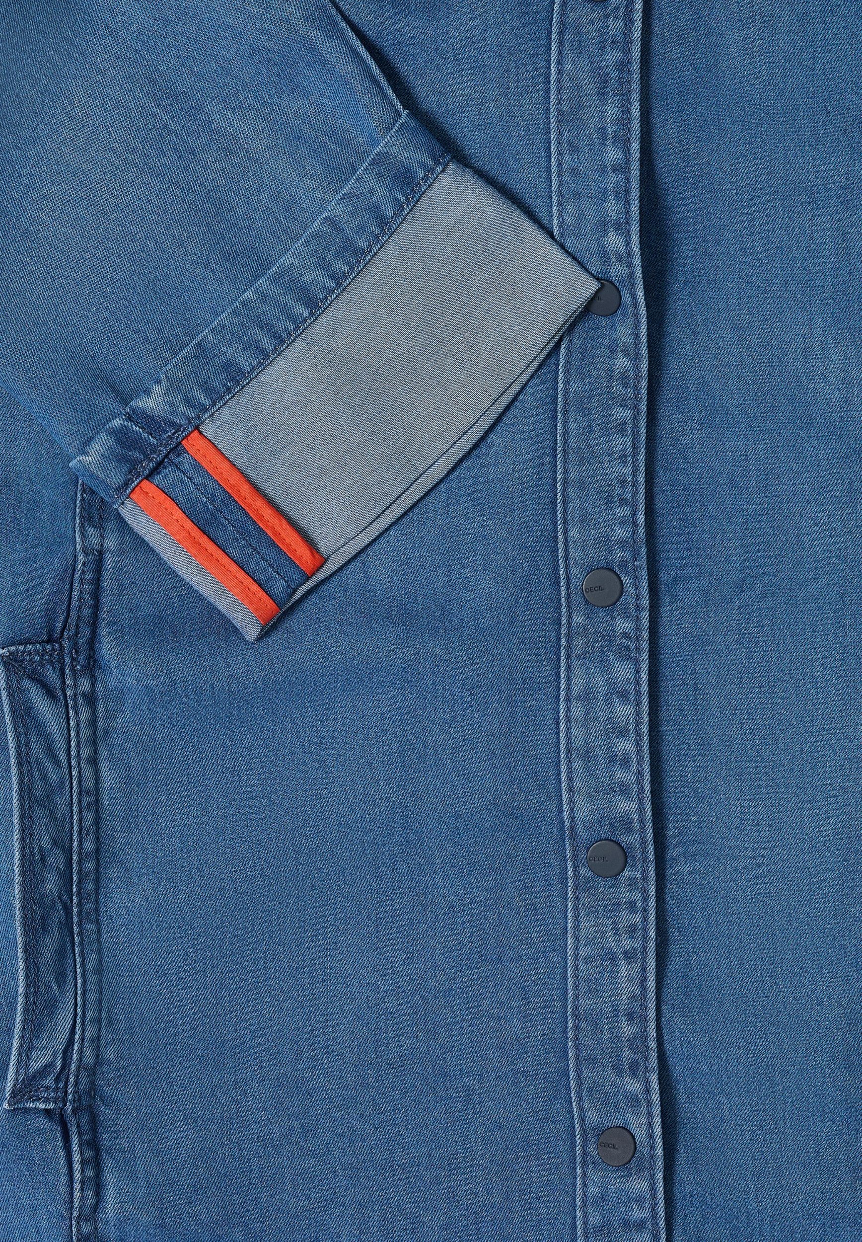 CECIL Jeanskleid Washed Denim Look Dress günstig online kaufen