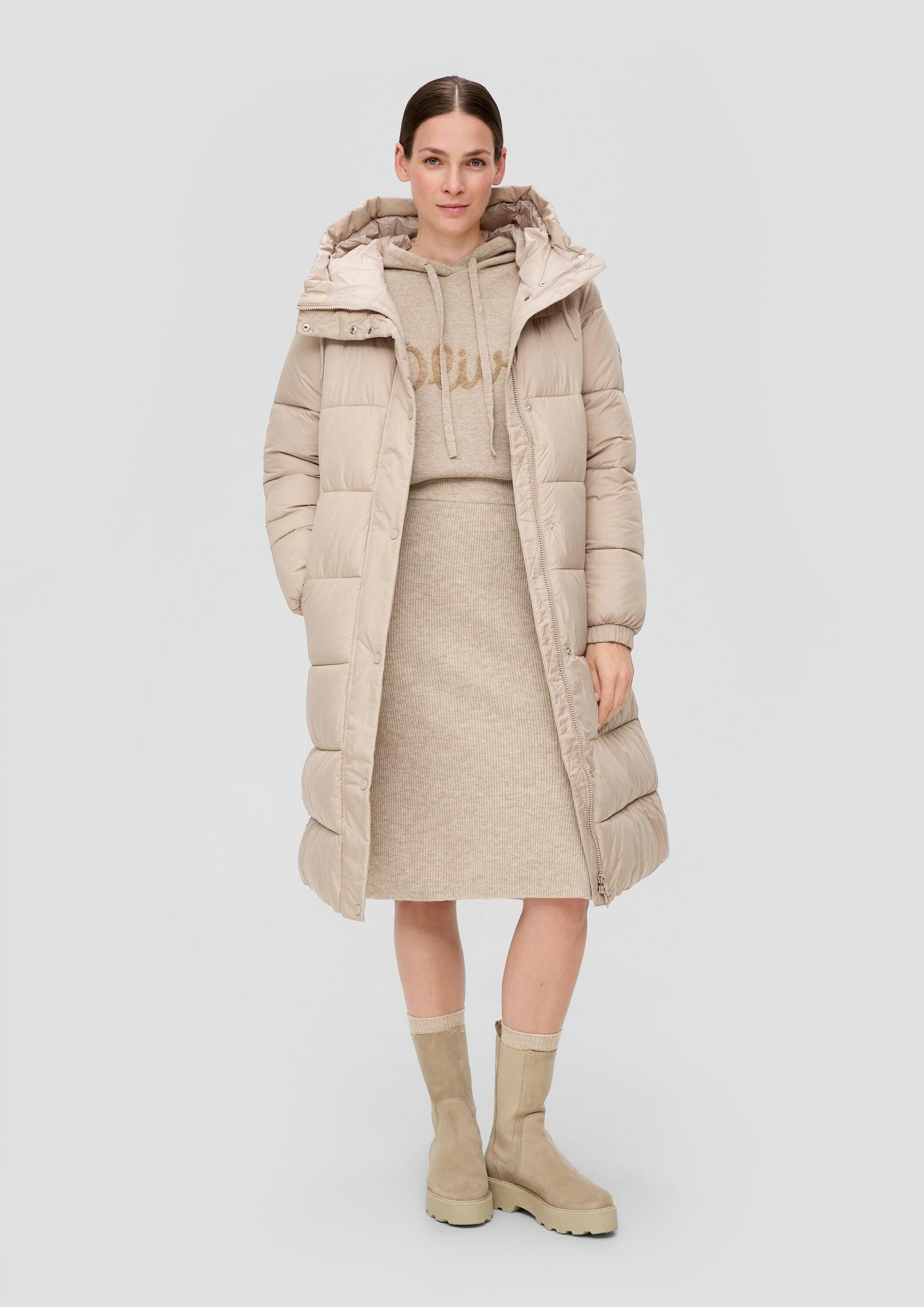 s.Oliver Wintermantel Outdoor-Mantel Steppmantel mit Kapuze günstig online kaufen