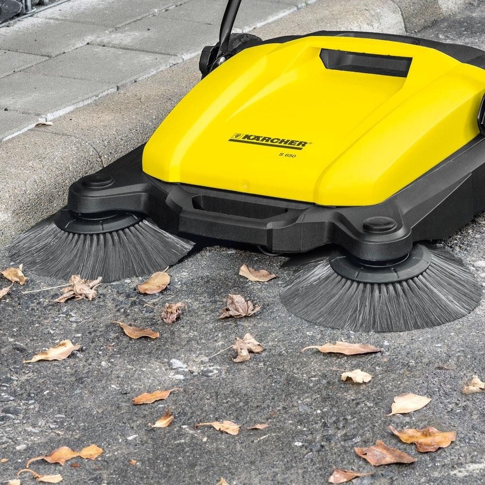 KÄRCHER Handkehrmaschine Seitenbesen 2x Besen 2.644-026.0 für Kehrmaschine S500 S550 S650, (2-St), Geeignet für feuchtes Kehrgut