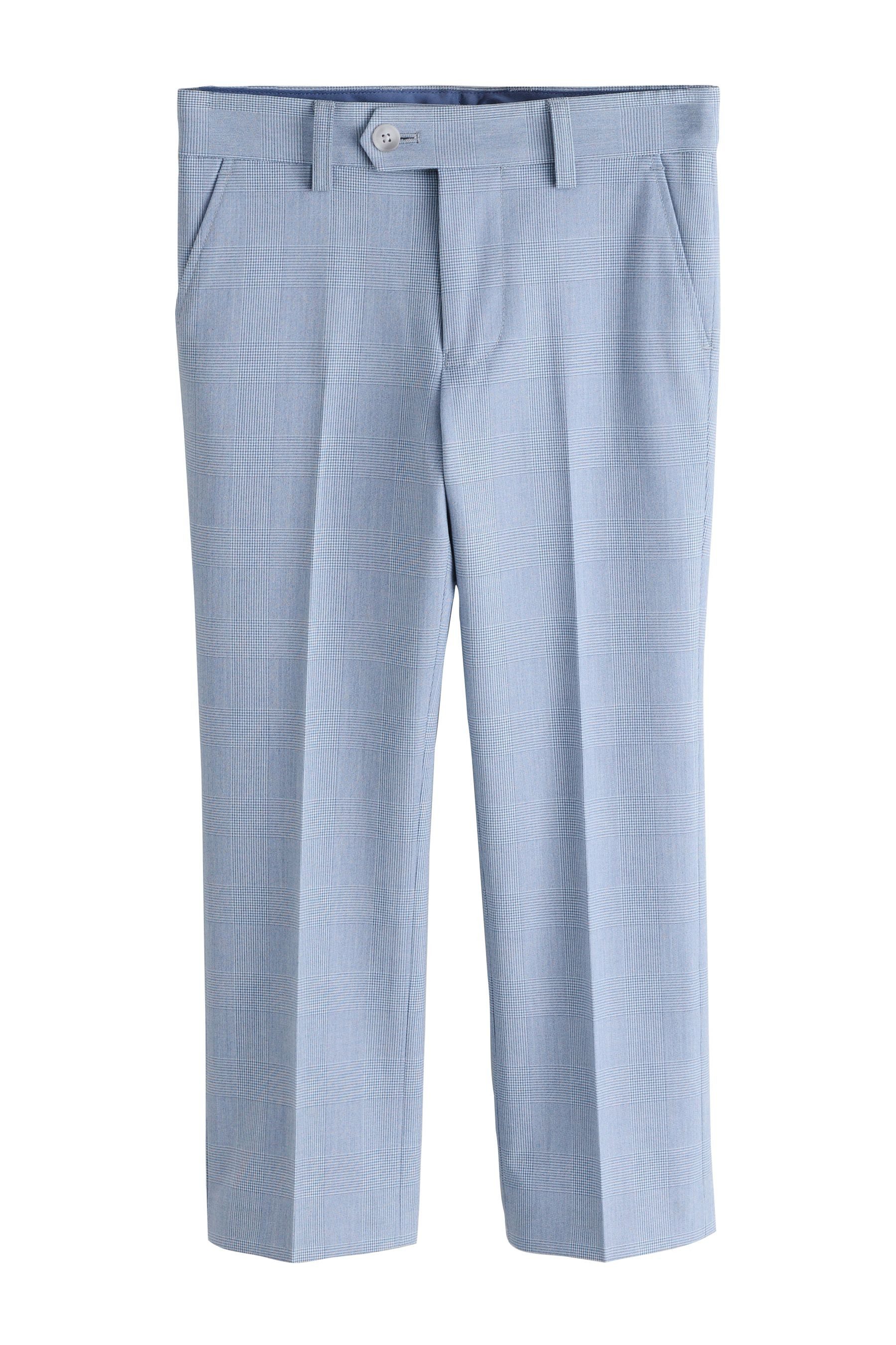 Anzughose Karierte Skinny Fit Hose
