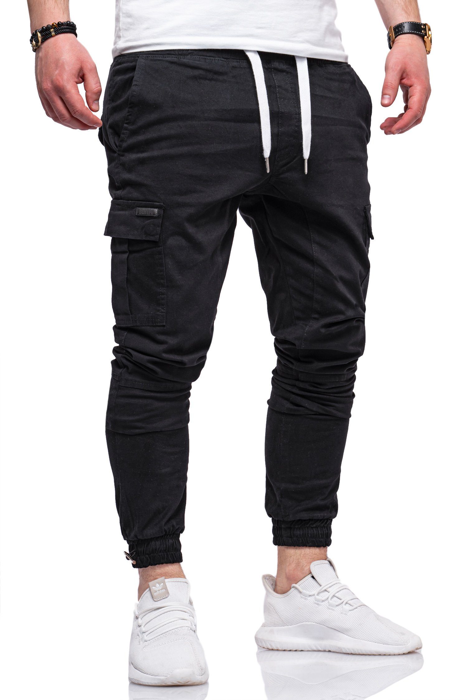 behype Cargohose HAWK mit elastischem Bund günstig online kaufen