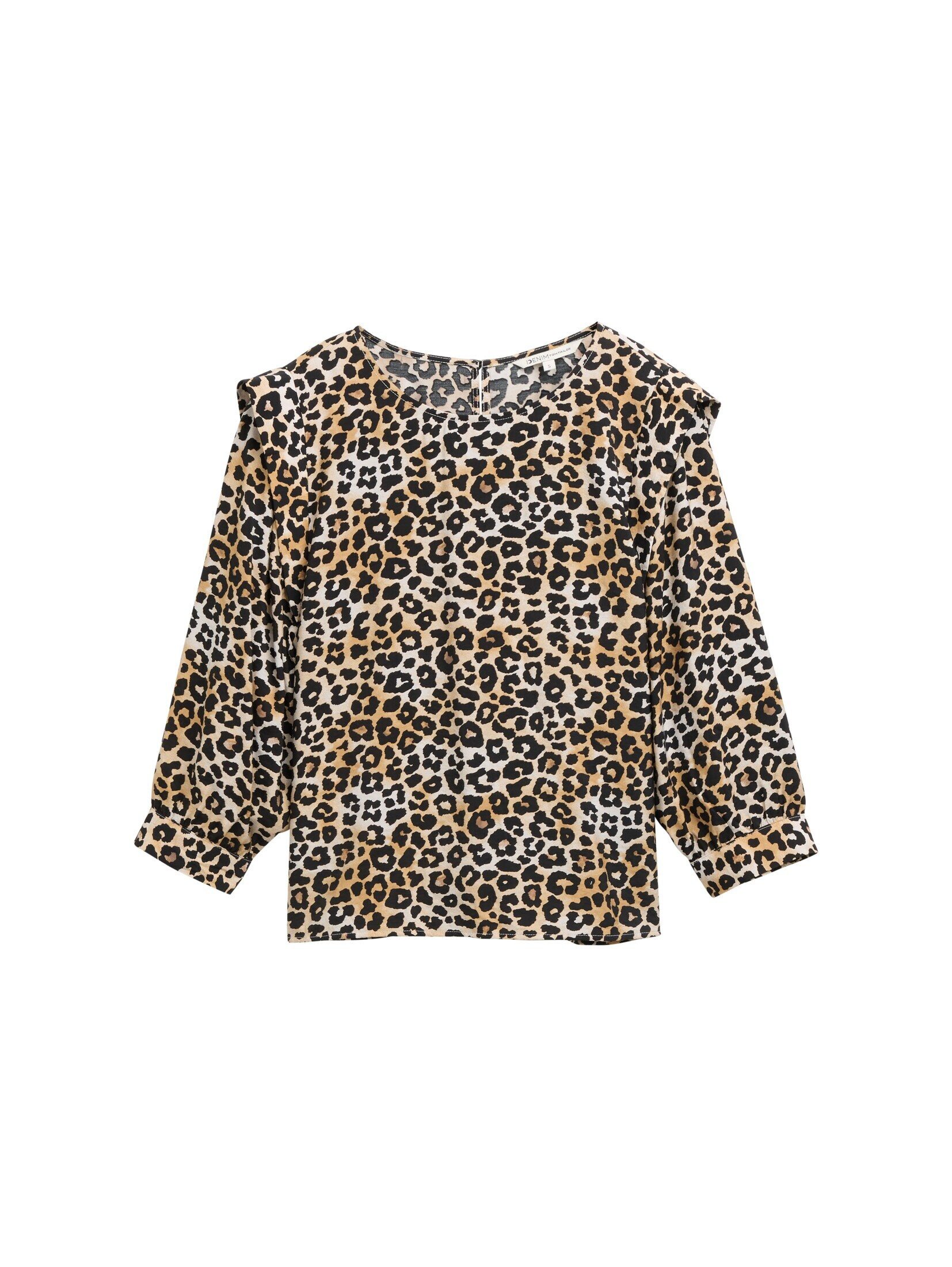 TOM TAILOR Denim Langarmbluse Blusen & Shirts Loose Fit Bluse günstig online kaufen