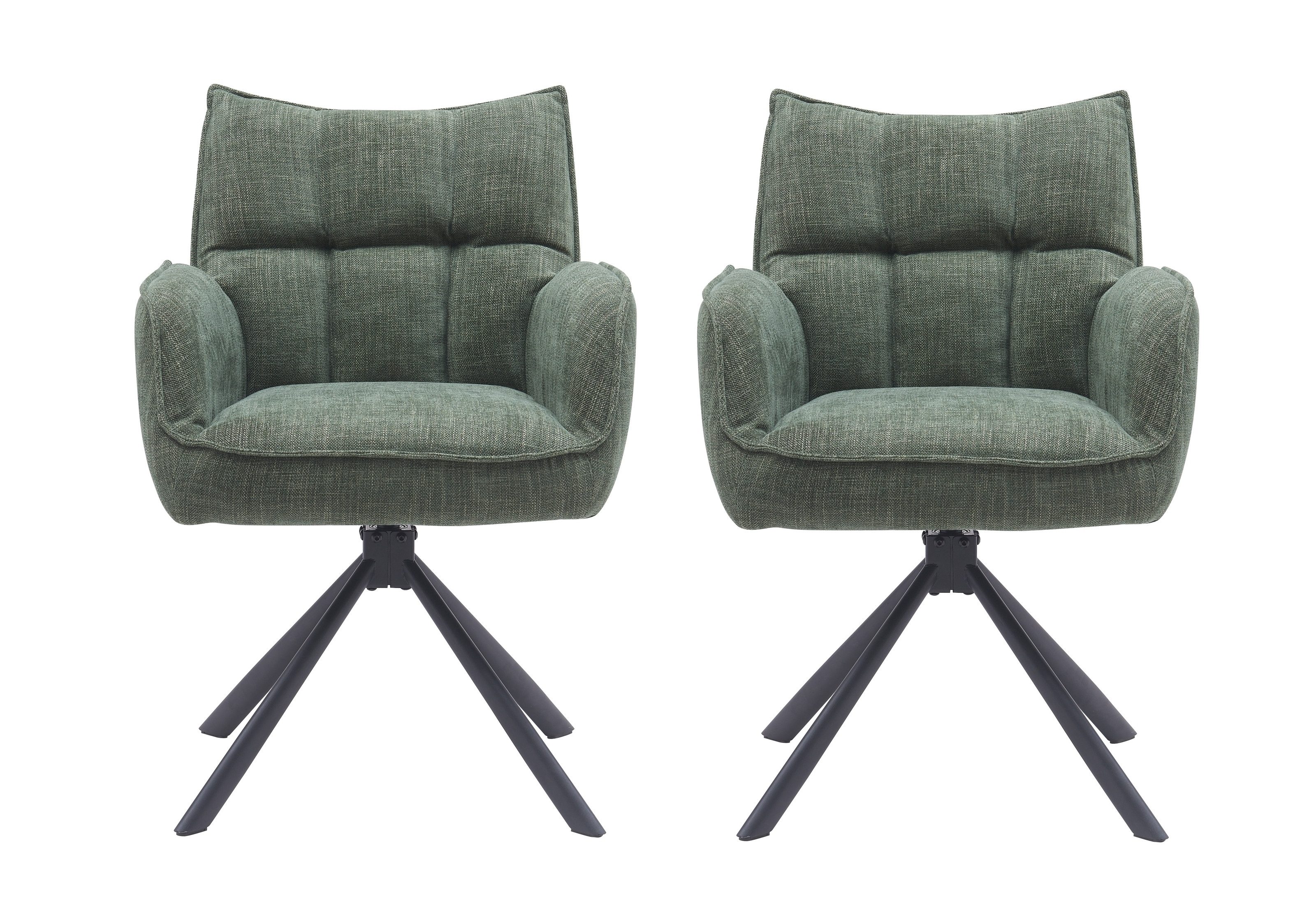 freiraum Armlehnstuhl Marilla (2er-Set), (2er-Set) Federkern, Drehfunktion, günstig online kaufen