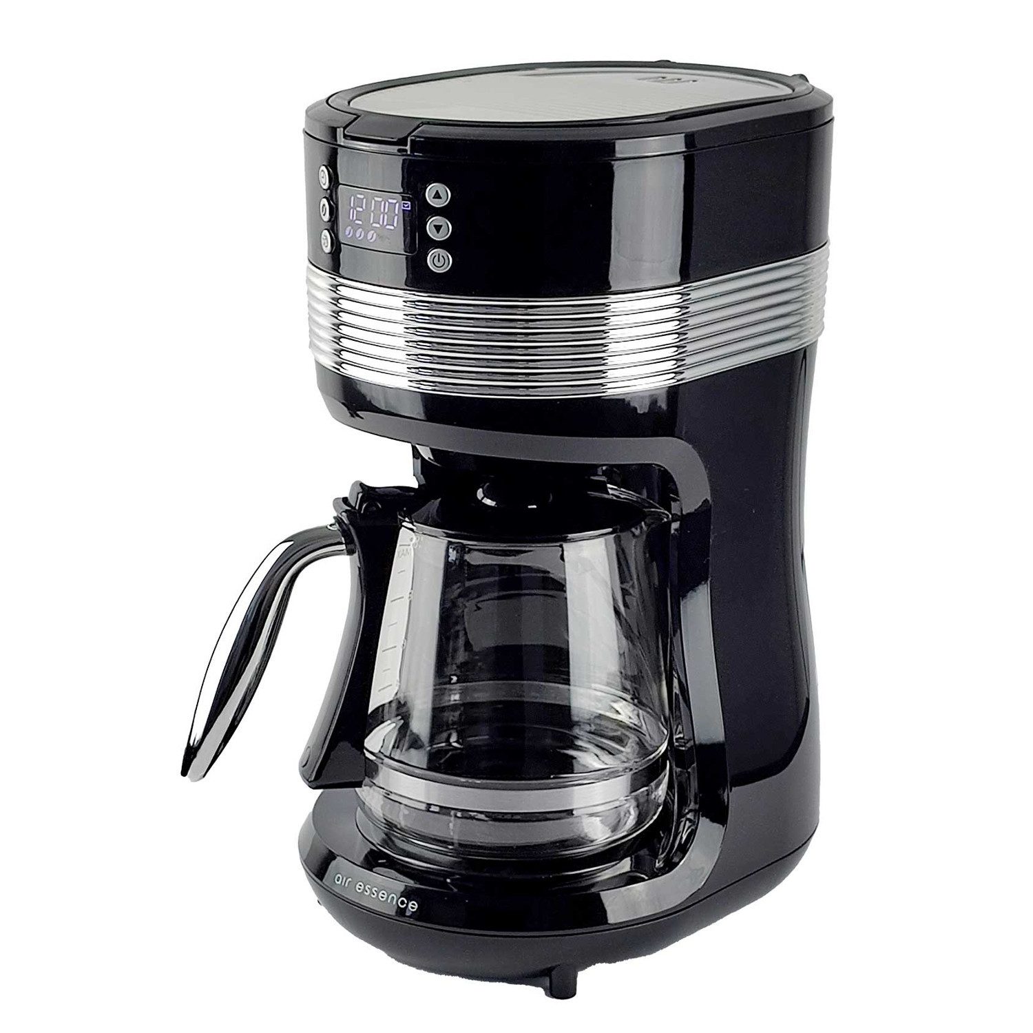 Air Essence Filterkaffeemaschine, 1.4l Kaffeekanne, Wiederverwendbarer Überlauffilter - waschbar und wiederverwendbar, Filterkaffeemaschine 1,4L