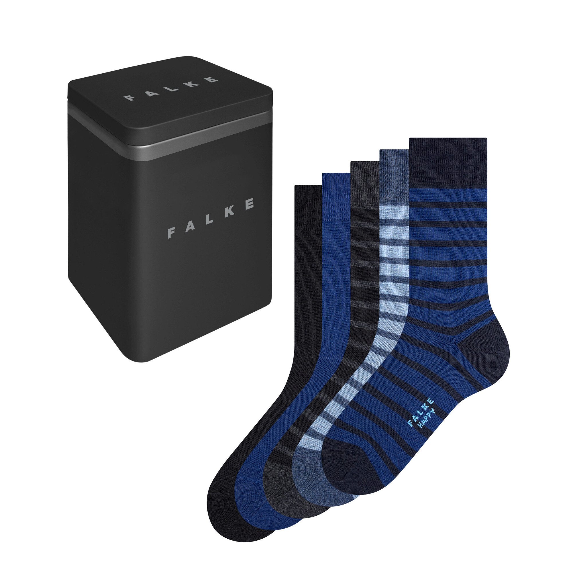 FALKE Freizeitsocken Falke Herren Socken Happy Box 5P SO 13071