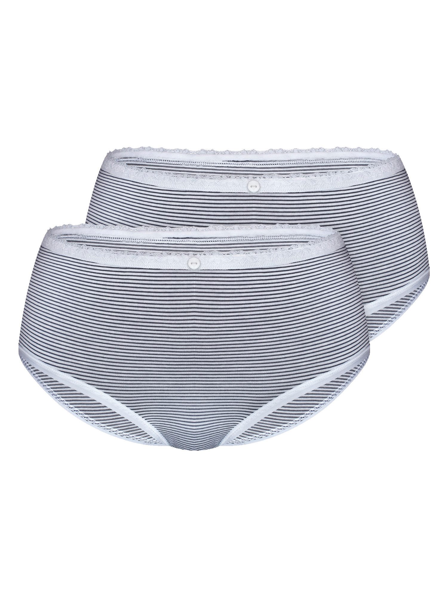 Sassa Panty 2er Pack Panty Stripe Range (Packung, 2-St)