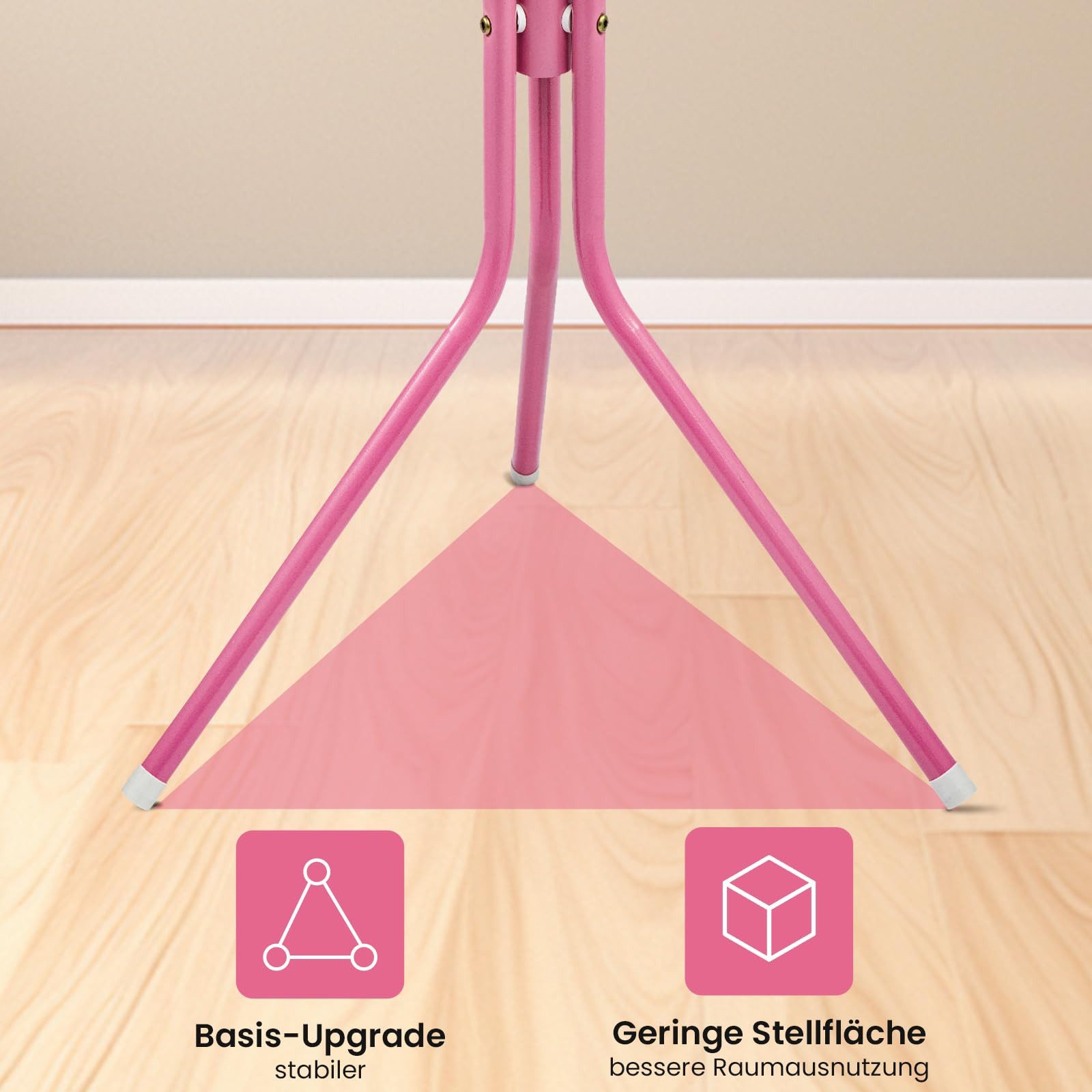 Youyijia Kleiderständer Garderobenständer mit 12 Haken – 175 cm Free-Standing Kleiderständer
