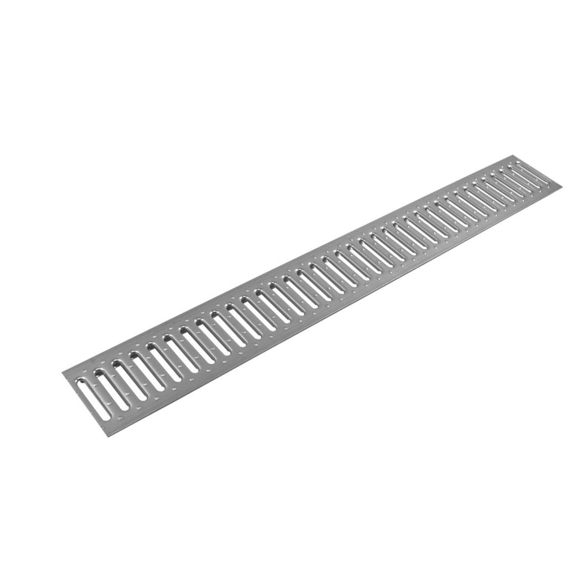 Entwässerungsrinne Stegrost Stahl verzinkt Länge: 100 cm - Breite: 11,8 cm