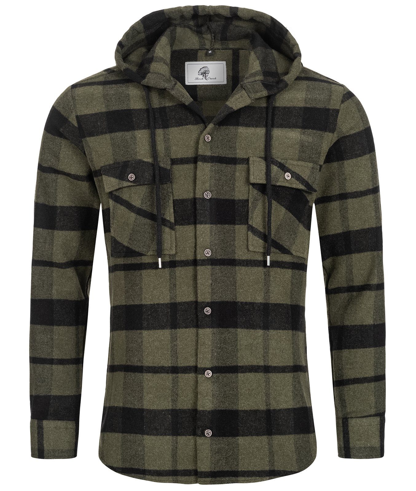 Rock Creek Flanellhemd Herren Hemd Flanellhemd günstig online kaufen