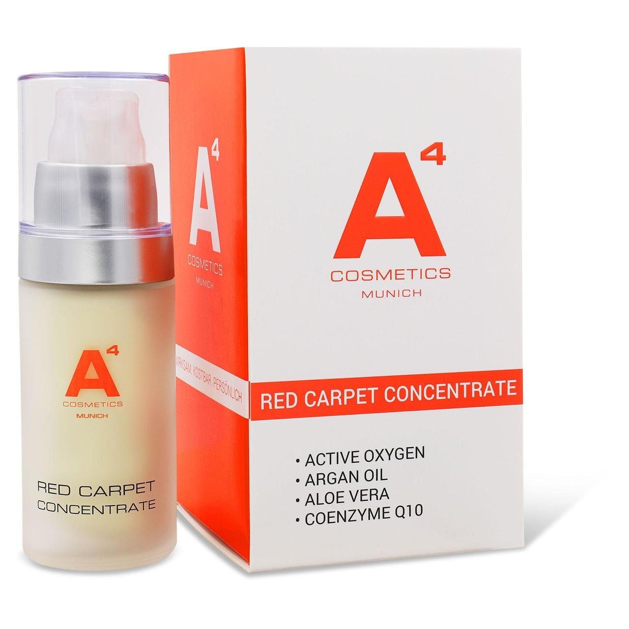 A4 Cosmetics Gesichtsserum Red Carpet Concentrate, Hochdosierte Anti-Aging-Pflege mit Weizenceramiden