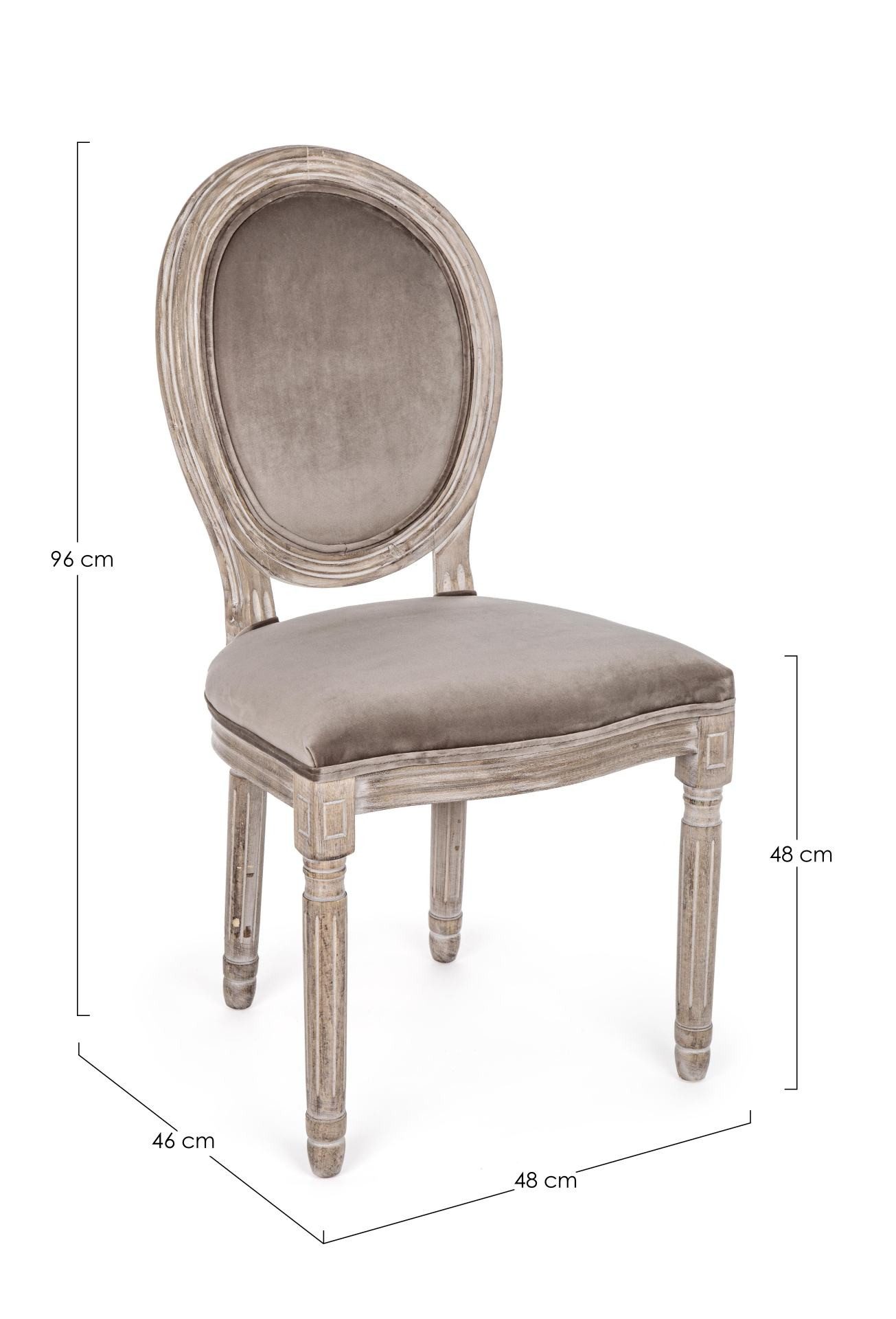Feeling4Home Stuhl Mathilde, Taupe