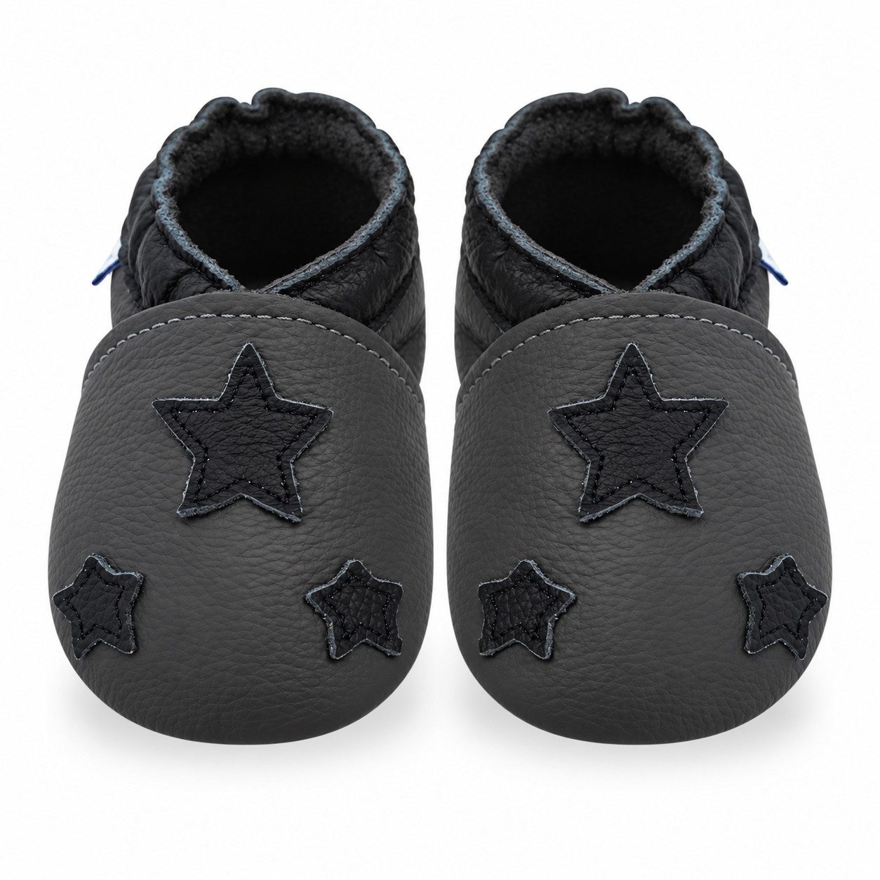 Yihakids Yihakids Leder-Lauflernschuhe Krabbelschuhe Dunkelblau, elastisch Krabbelschuh elastisch