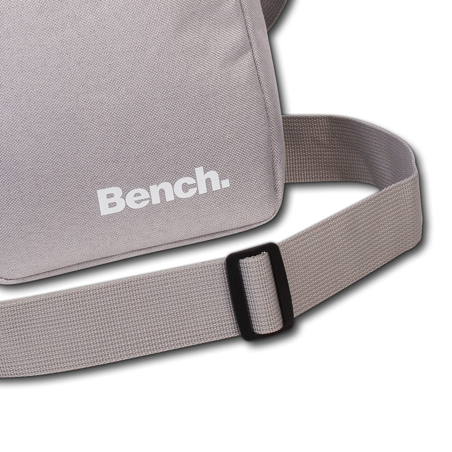 Bench. Umhängetasche Bench Tasche hellgrau Umhängetasche klein (Umhängetasche), Damen, Jugend Umhängetasche Polyester, hellgrau ca. 17cm x ca. 23cm