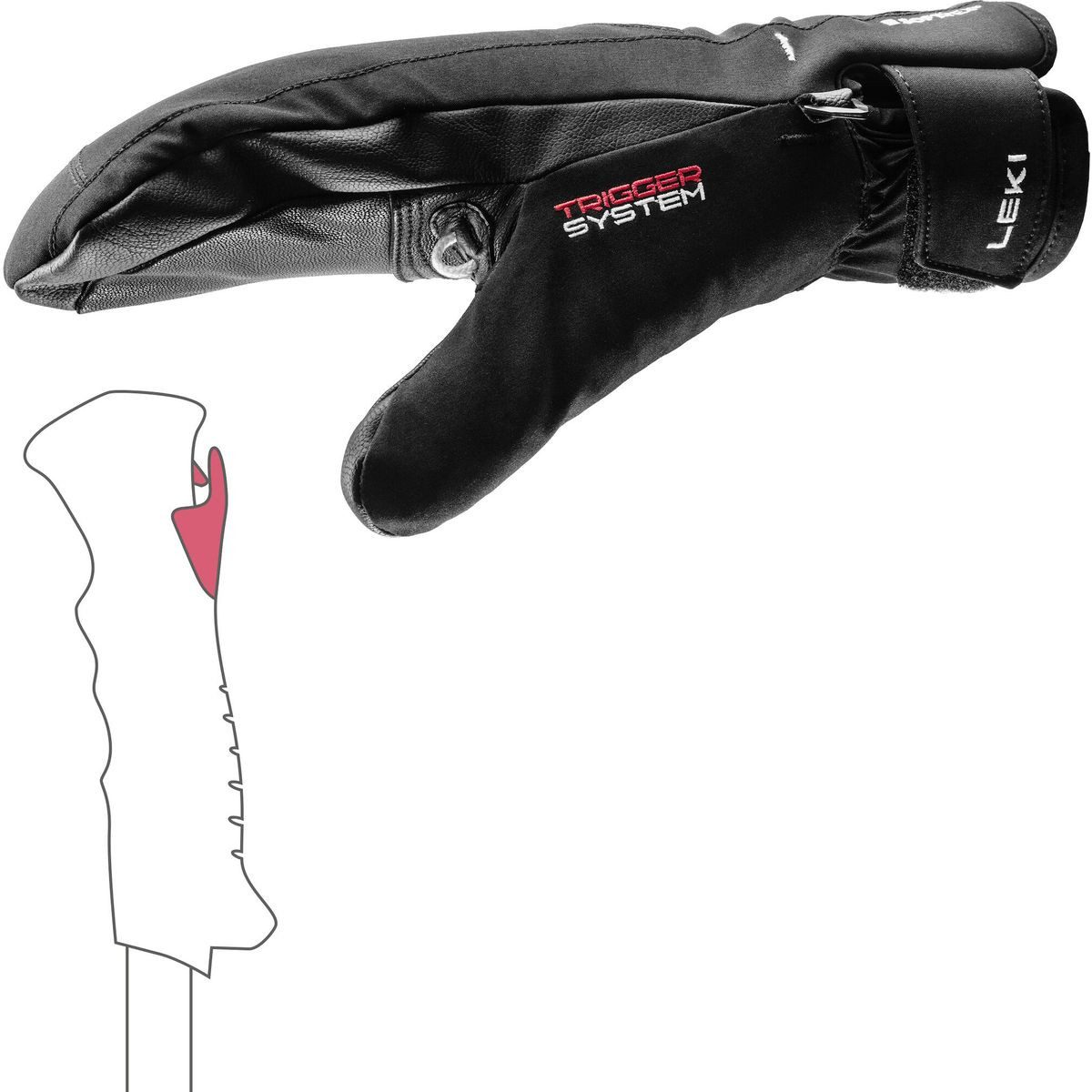 Leki Skihandschuhe Cerro 3D Women Mitten