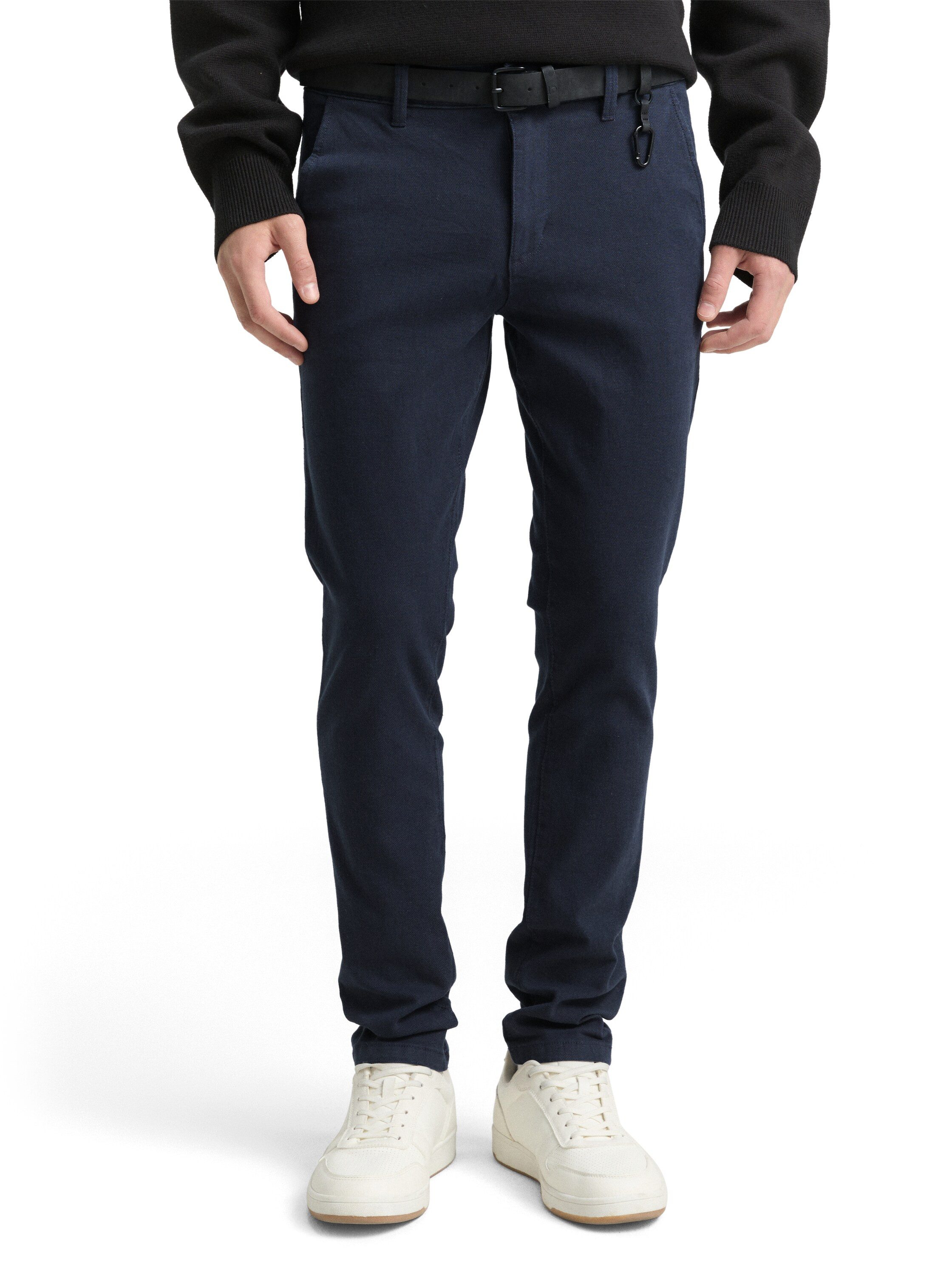 TOM TAILOR Denim Chinohose mit Gürtel günstig online kaufen