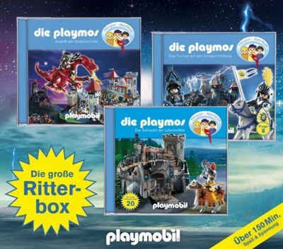 Hörspiel Die Playmos - Die große Ritter-Box, 3 Audio-CDs