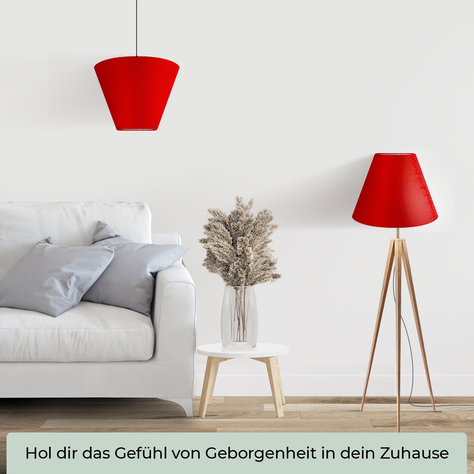 Wogati Lampenschirm Wogati Premium Stehlampe Lampenschirm Konisch