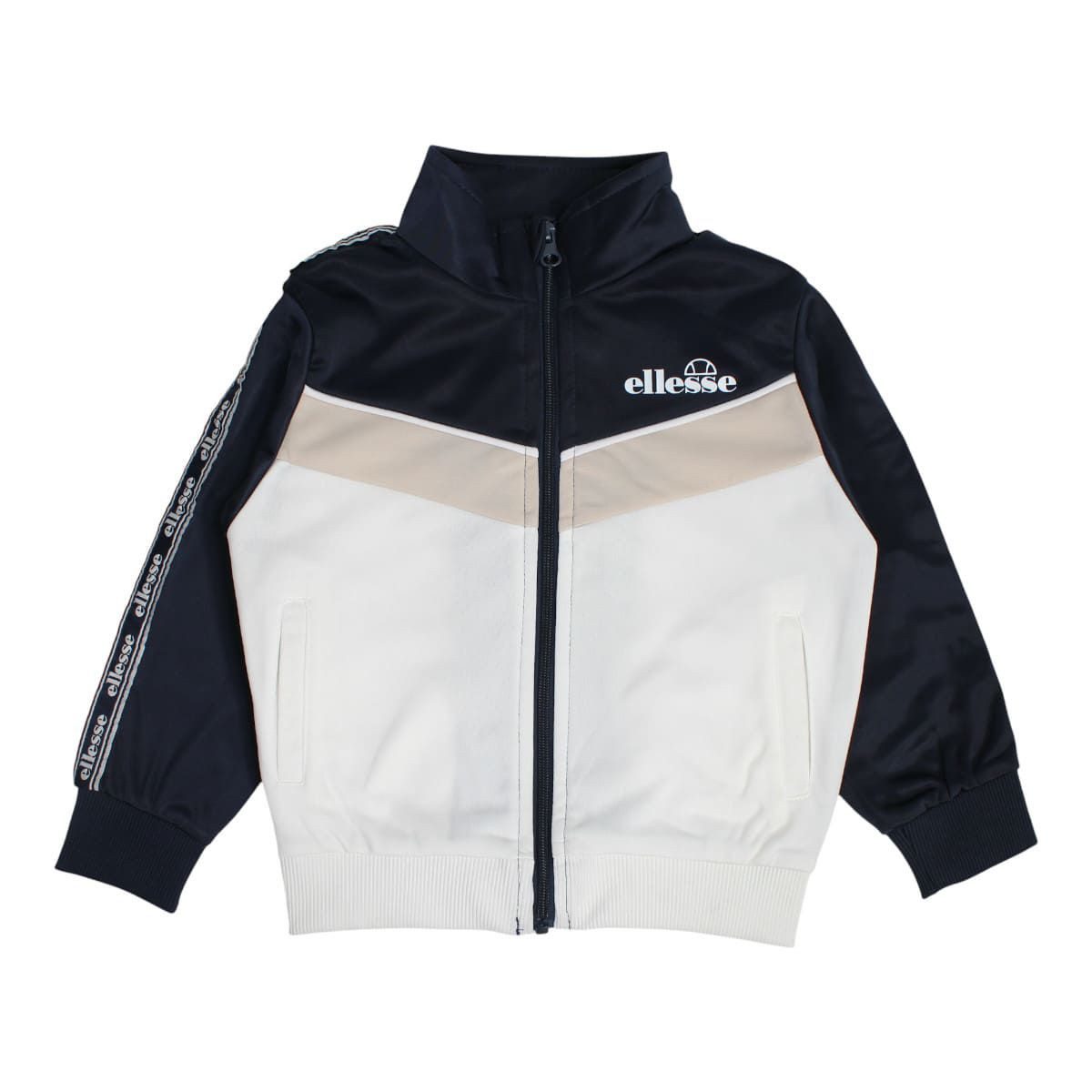 Ellesse Trainingsanzug Ellesse Trainingsanzug Kinder Sportanzug Jacke + Hose Navy (Set 2 Teile, Kinder Sportjacke + Sporthose), Ellesse Kinderbekleidung
