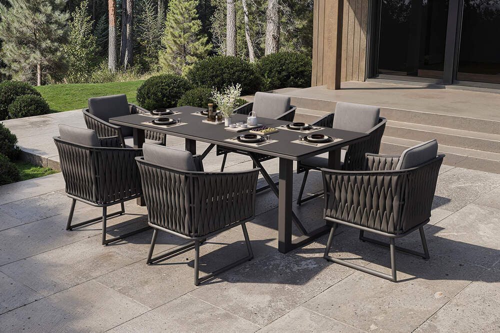 OUTFLEXX Garten-Essgruppe Oranger Blossom