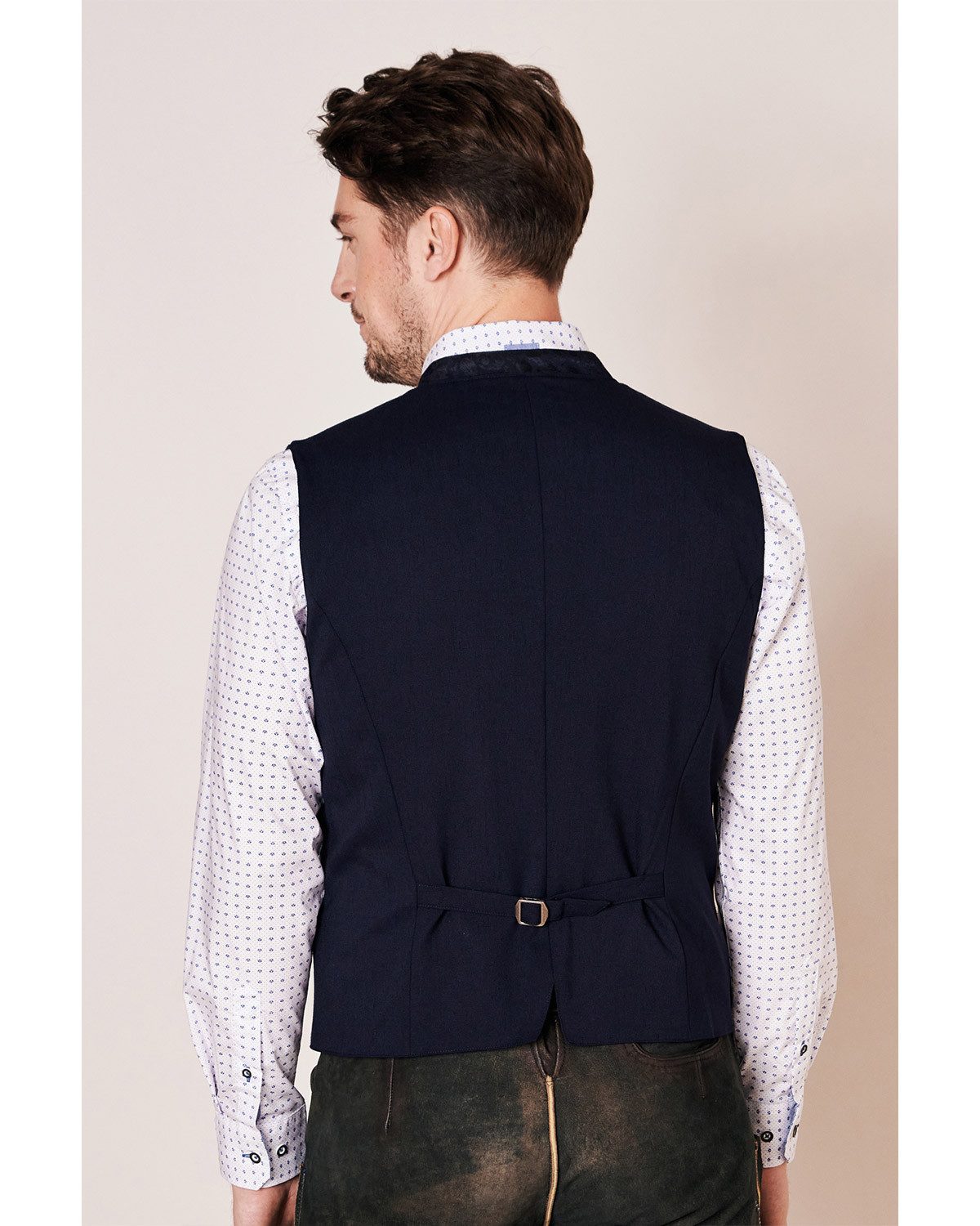 KRÜGER BUAM Trachtenweste Herren Trachten Weste 'Jonathan' 951567, Marine günstig online kaufen