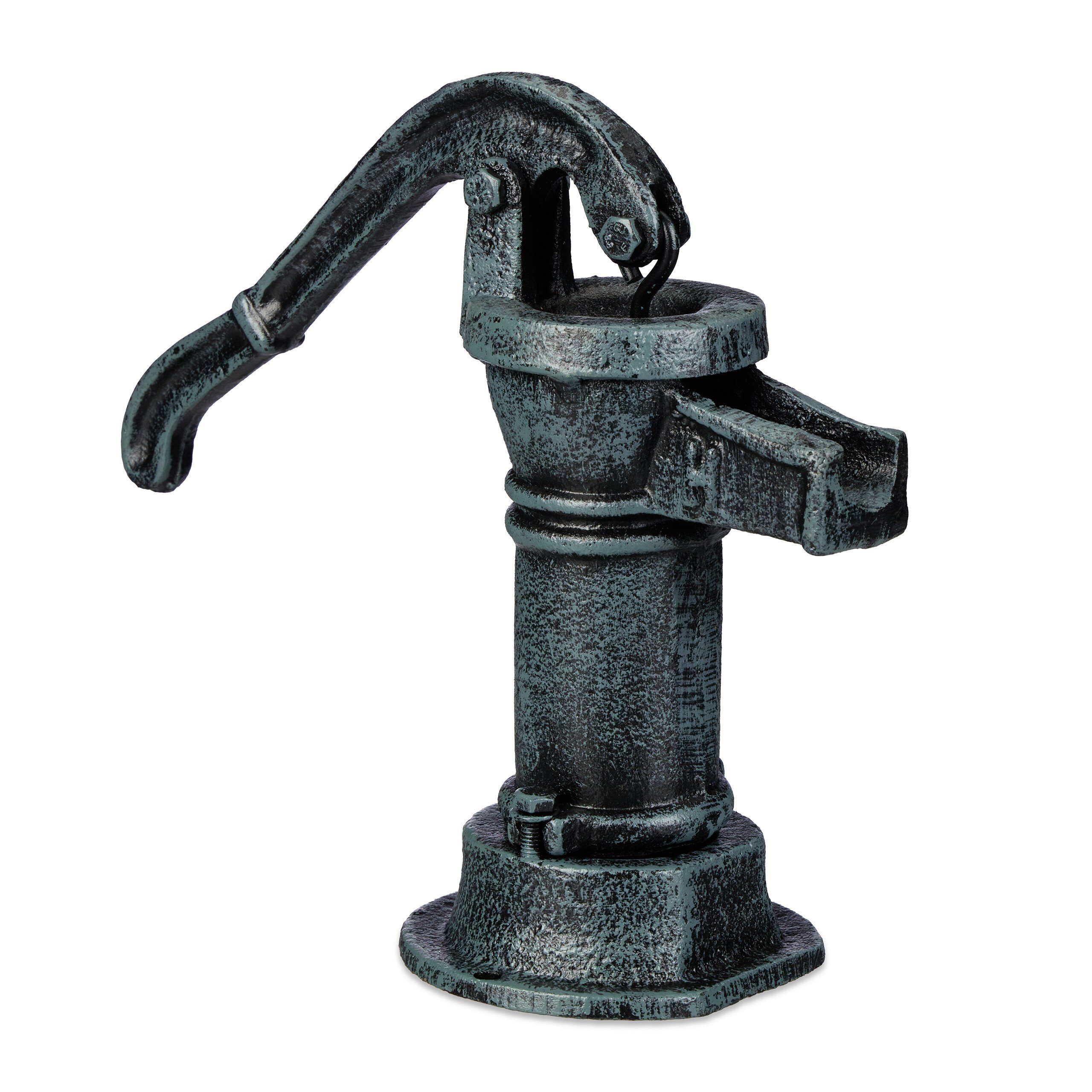 relaxdays Gartenfigur Nostalgische Deko Pumpe aus günstig online kaufen