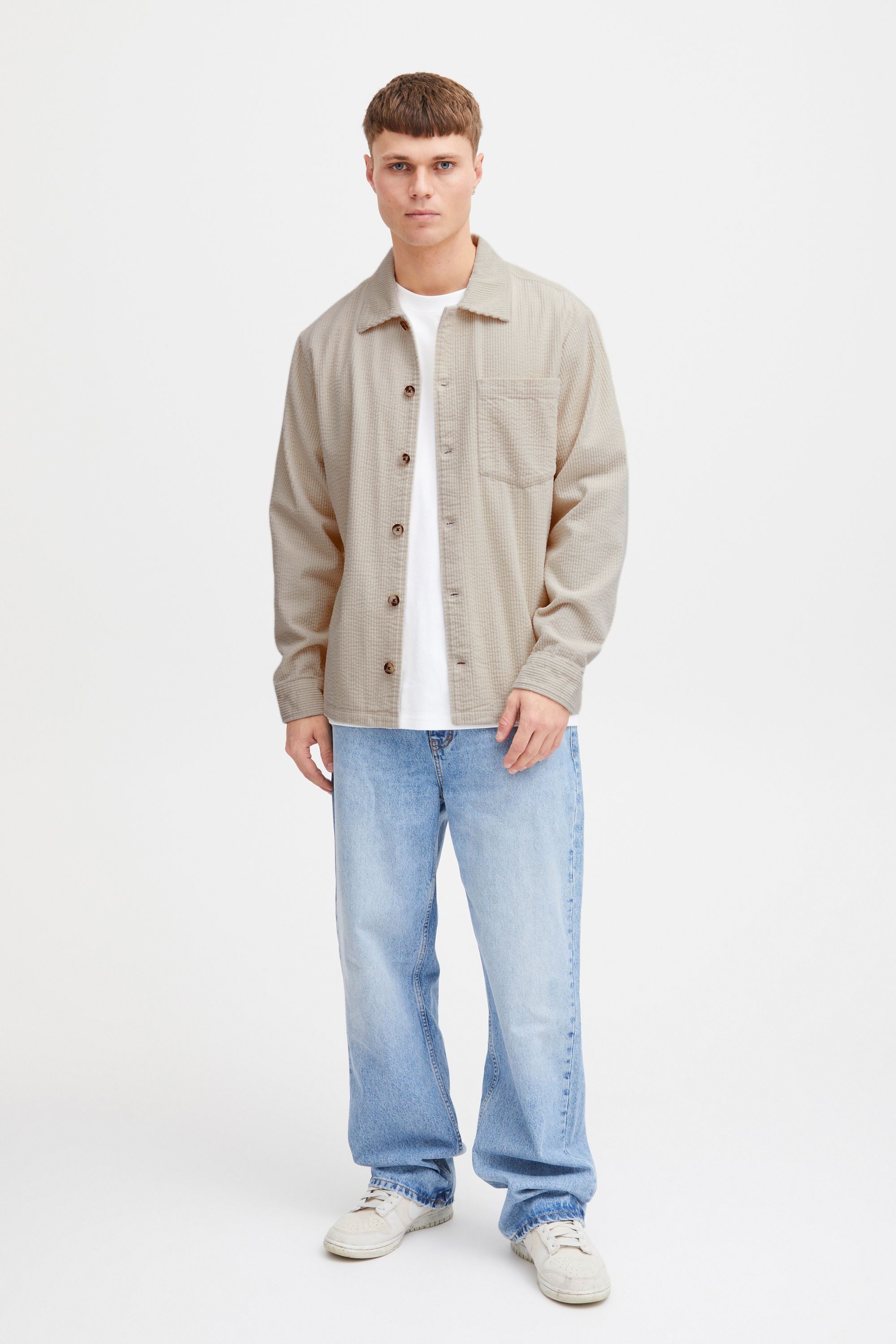 !Solid Langarmhemd SDINGVI Modisches Hemd