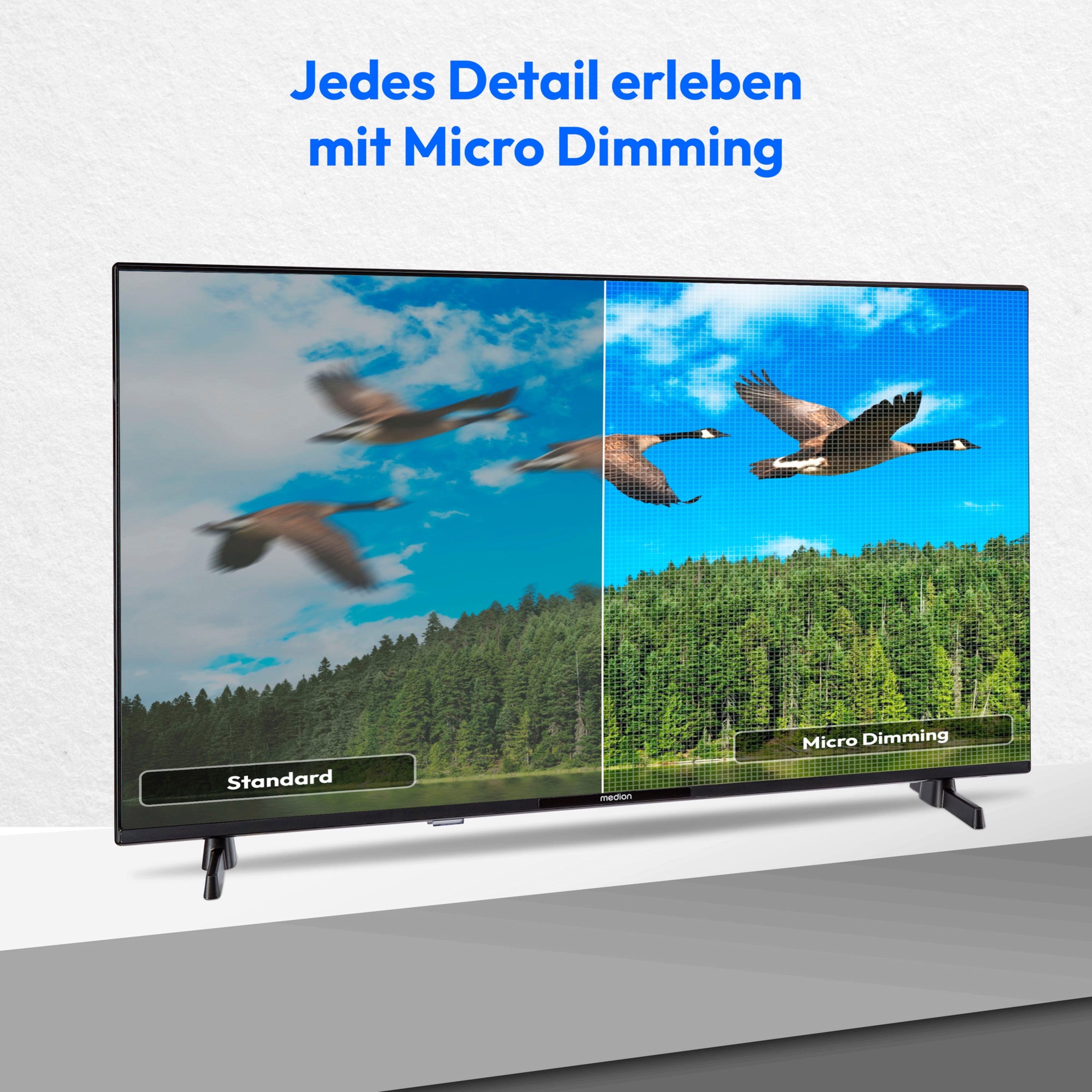 Medion® MD840100 LCD-LED Fernseher (100.3 cm/40 Zoll, 1080p Full HD, Smart-TV, Full-HD Display 60Hz, P8402500)