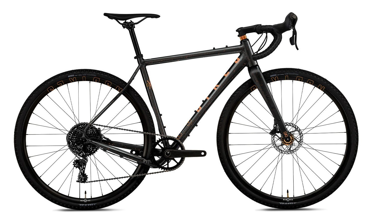 NS Bikes Gravelbike Gravelbike NS Bikes RAG+ 2, 700C Gravel Black 28" Diamant, 11 Gang SRAM SRAM Apex, 11-fach Schaltwerk