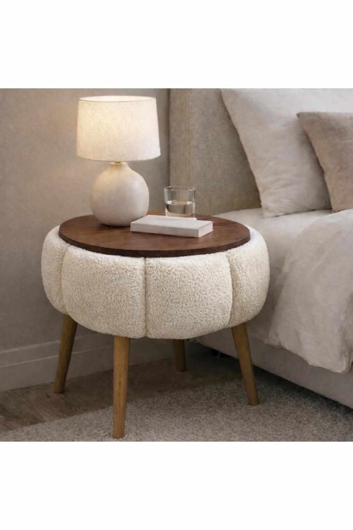 Skye Decor Couchtisch Papatya (1-St), Eschenholz, Rund