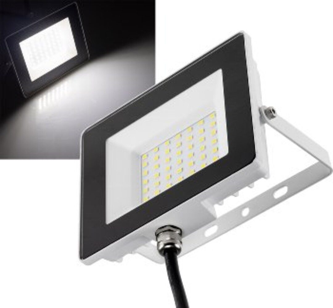 ChiliTec LED Stern 30W, neutralweiß, 2503lm, IP65, 4000K, wassergeschützt, neutralweiß