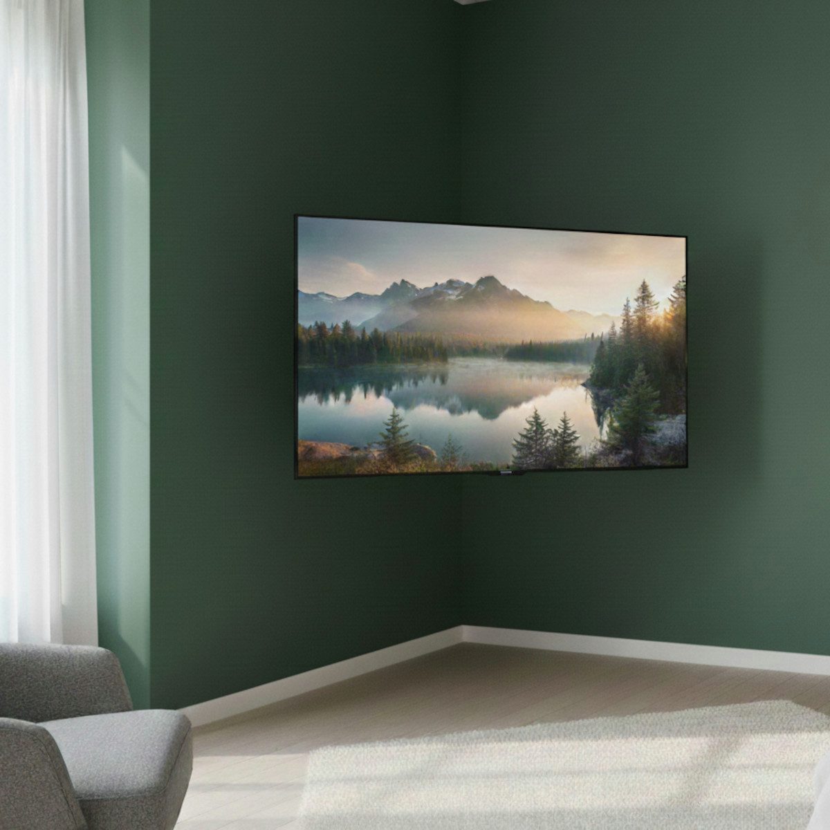 my wall Wandhalterung HP 51 L, (bis 70,00 Zoll, extrem beweglich, für Wand- oder Eckmontage)