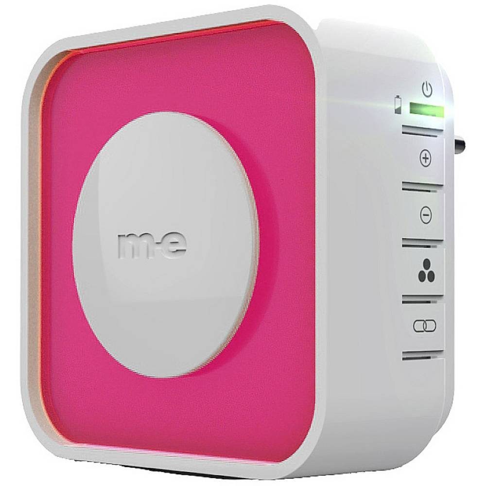 m-e Smart Home Türklingel Mobiler Empfänger für Funk-Türglocken mit Flip-Plug 41308 (beleuchtet)