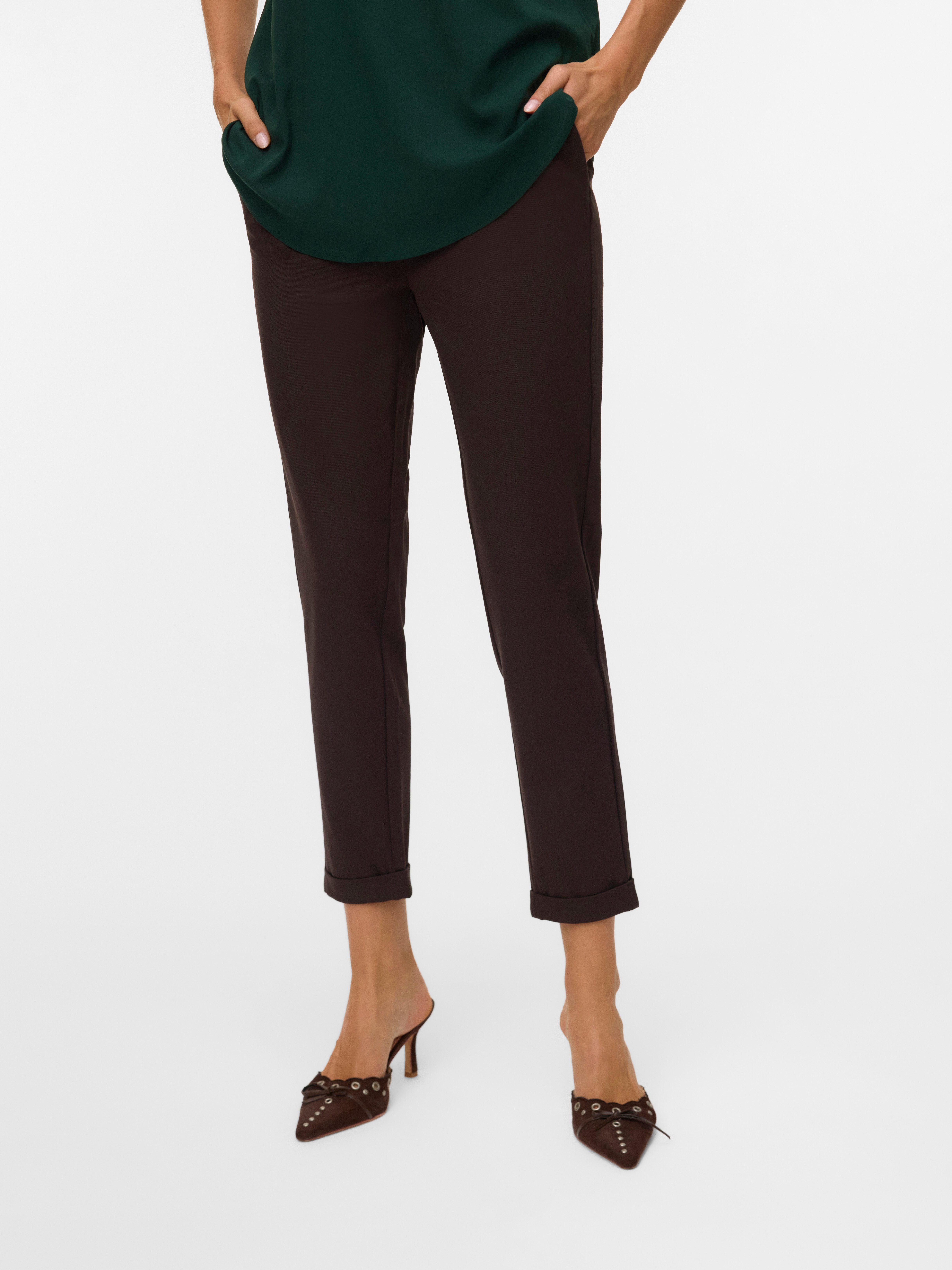 Vero Moda Anzughose VMMAYA MR LOOSE SOLID PANT NOOS Materialmix