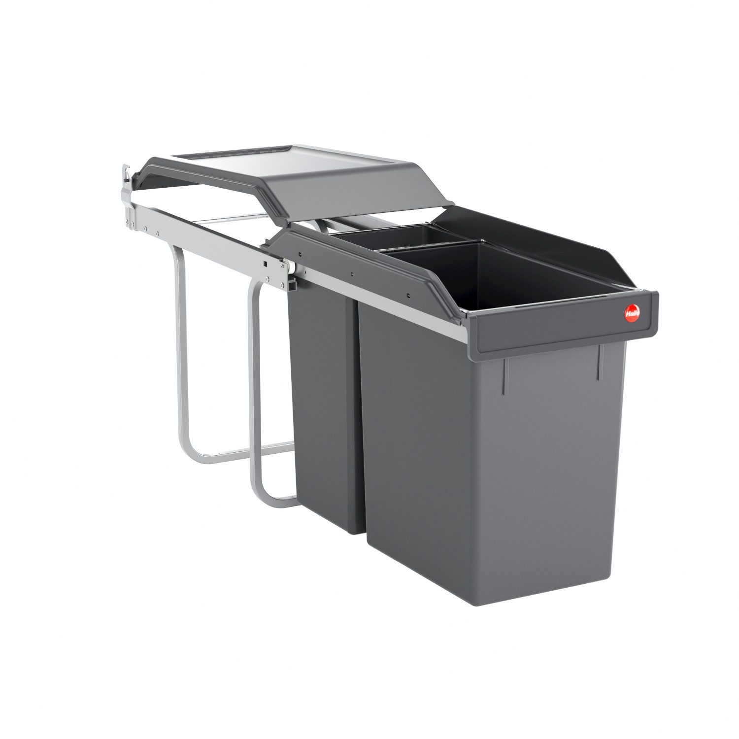 Hailo Einbaumülleimer Hailo Abfallsammler 3650111 TA Swing A Tandem 24 + 7 Liter, Hailo Abfallsammler 3650111 TA Swing A Tandem 24+7 Liter