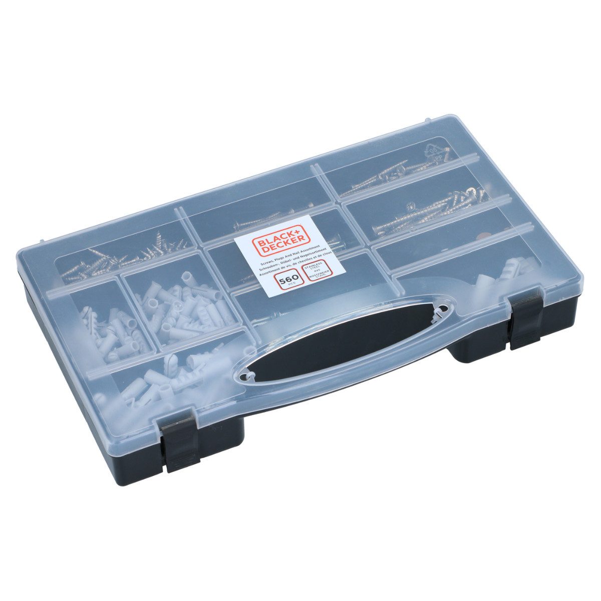 Black + Decker Schrauben-Set BLACK+DECKER Nägel Set