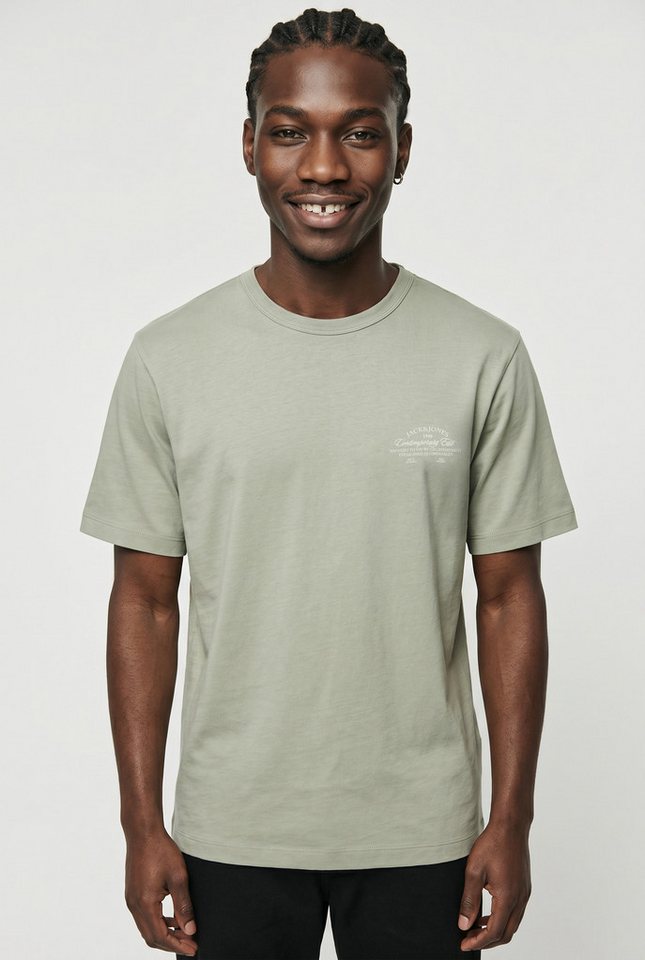 Jack & Jones T-Shirt JORNANTUCKET SCRIPT CHEST TEE CN