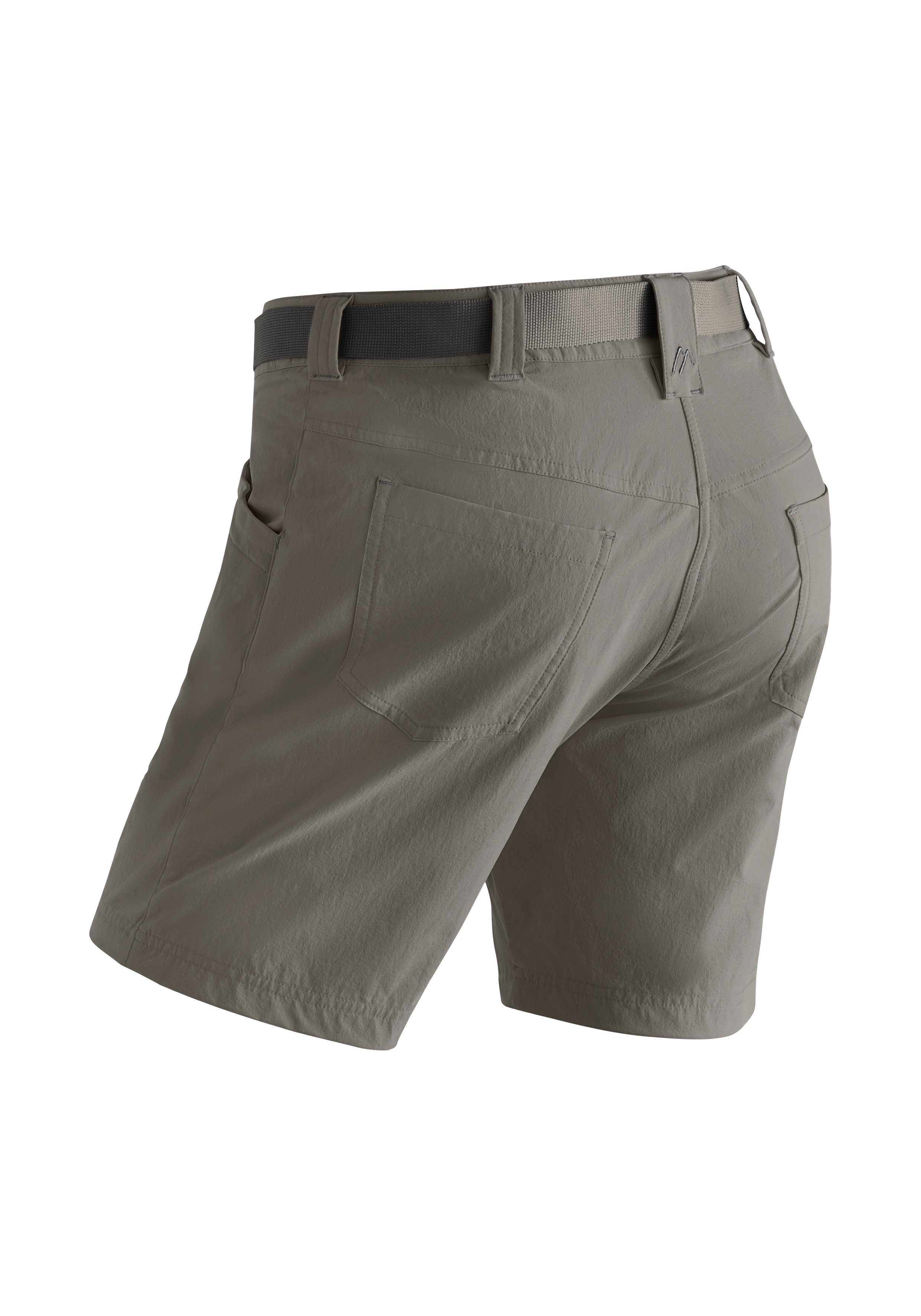 Maier Sports Funktionsshorts Lulaka Shorts Damen Shorts, kurze Wanderhose, Outdoorhose mit 4 Taschen, Regular Fit