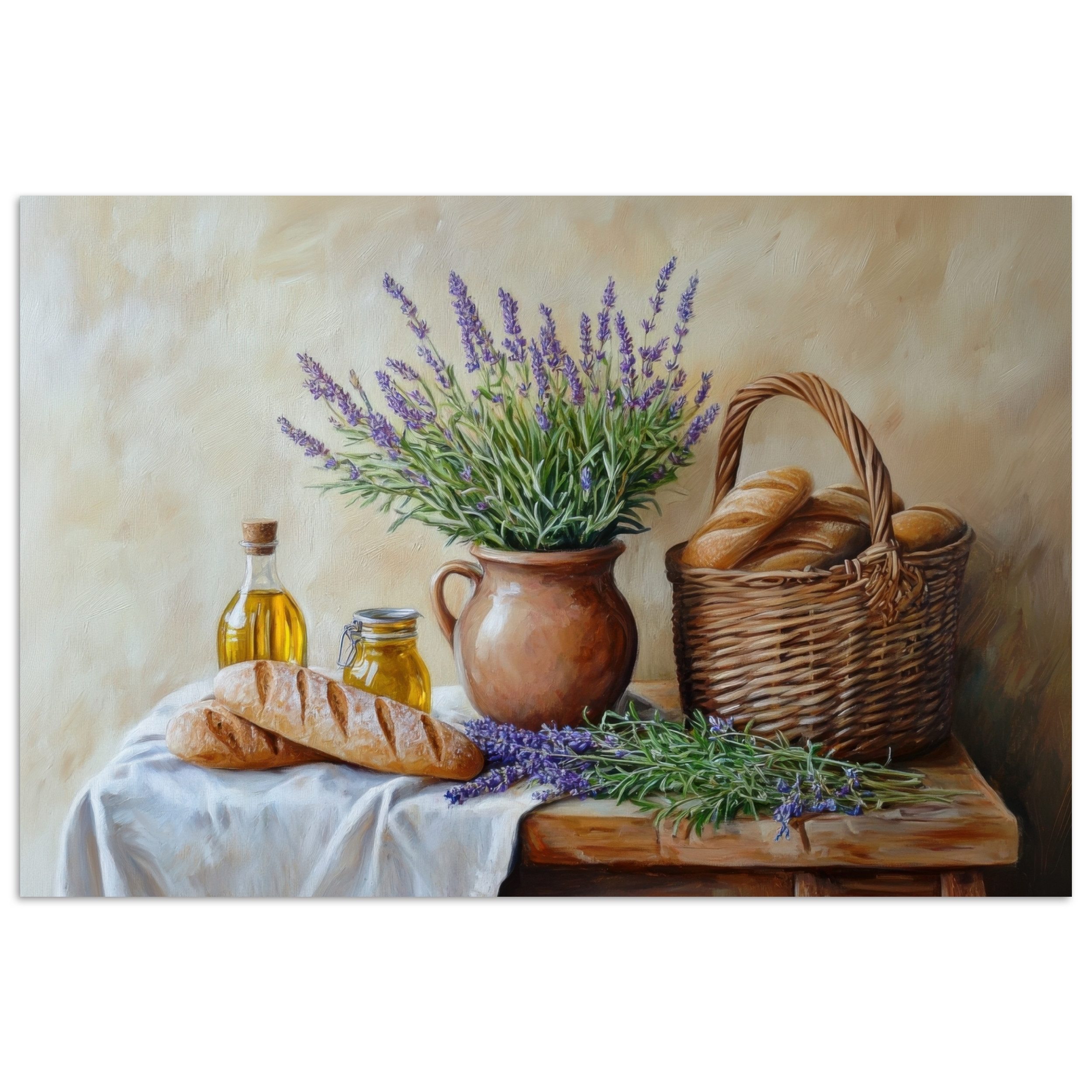 MuchoWow Poster Lavendel - Brot - günstig online kaufen