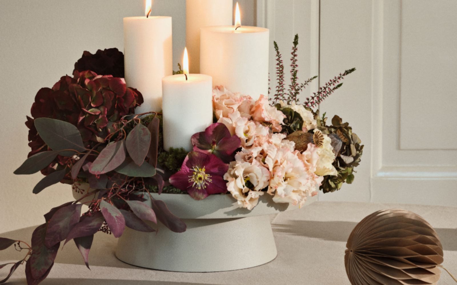 Broste Copenhagen Kerzentablett Copenhagen Holger Kerzenplatte Alu Ø 24 cm, günstig online kaufen